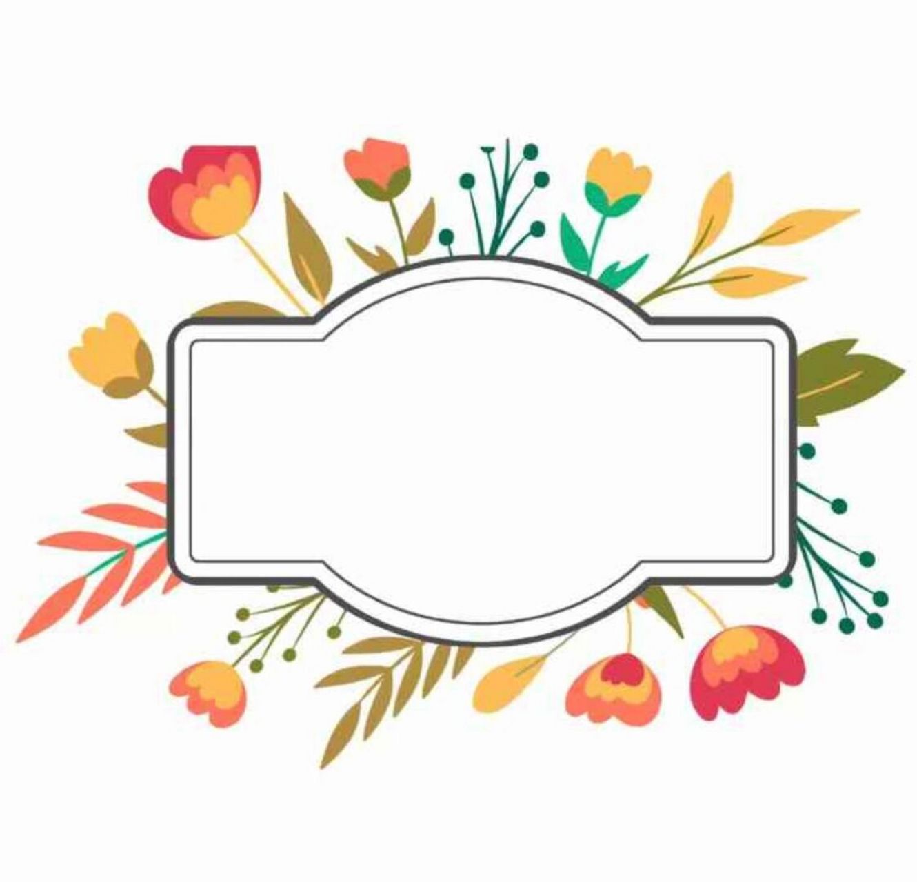 幼儿园好看的名字边框7815 99可直接打印的素材 99可编辑 可