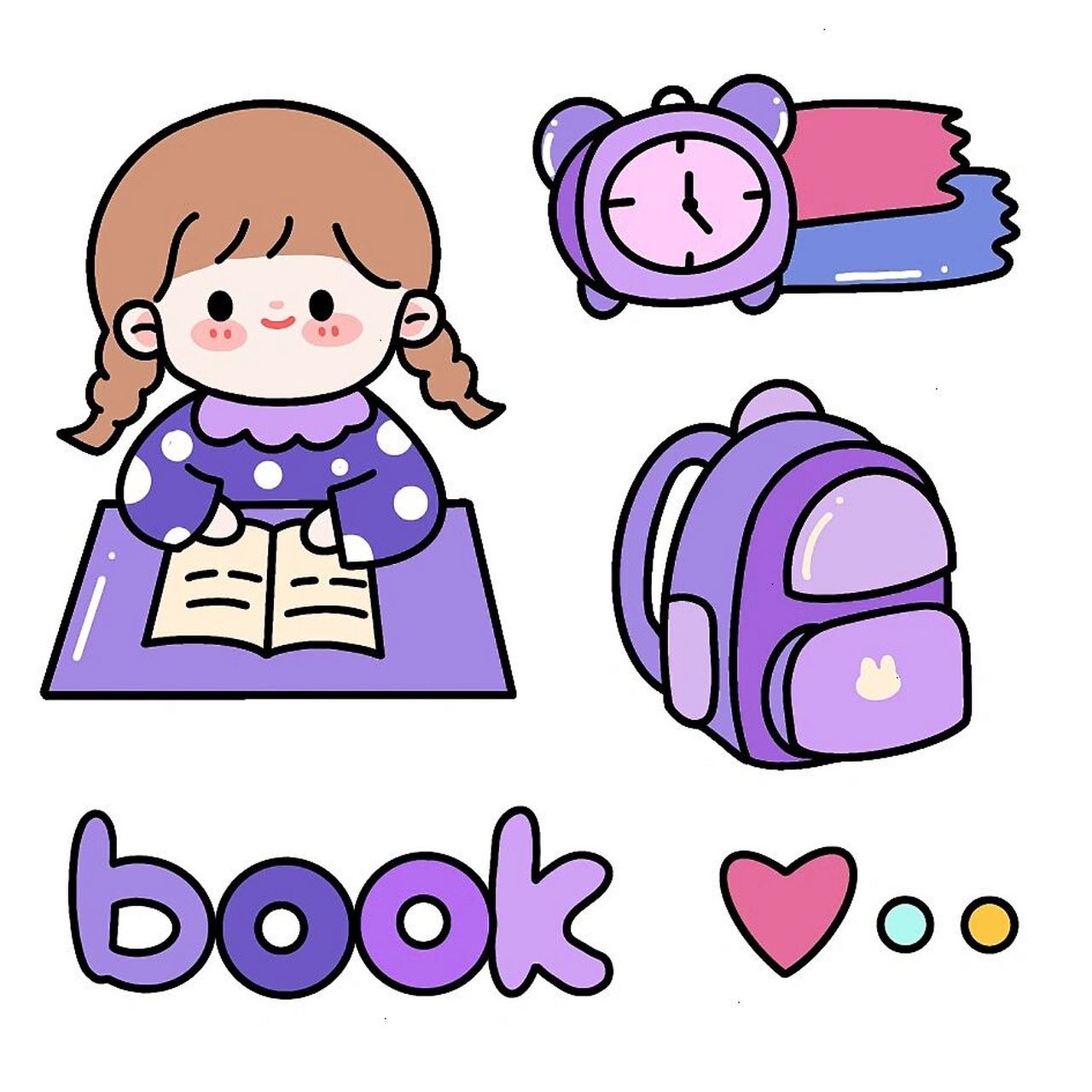 ipad插画|贴纸|手帐素材第4156631566弹 宝贝们我准备画胶带