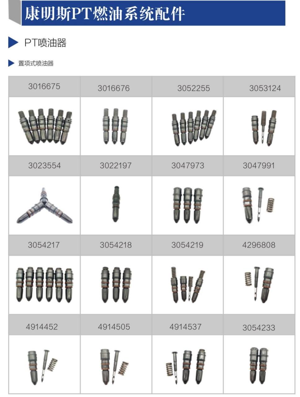 喷油嘴型号对照表图片