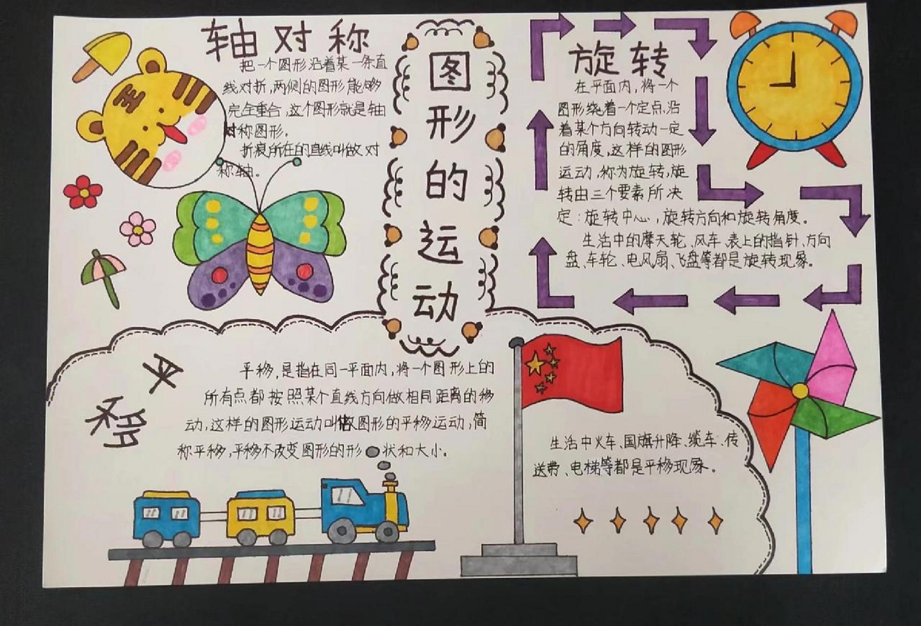 旋转平移轴对称手抄报 旋转平移轴对称手抄报