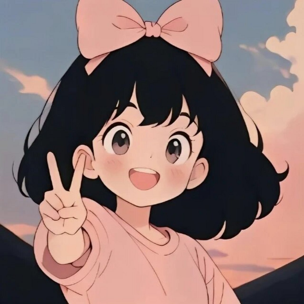 剪刀手动漫情侣头像70 剪刀手动漫情侣头像70