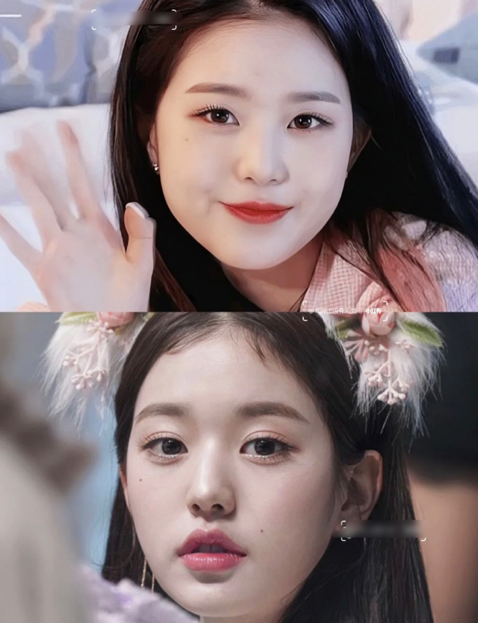 张元英以前面部留白好多啊,五官小脸大,为什么现在脸小了这么多