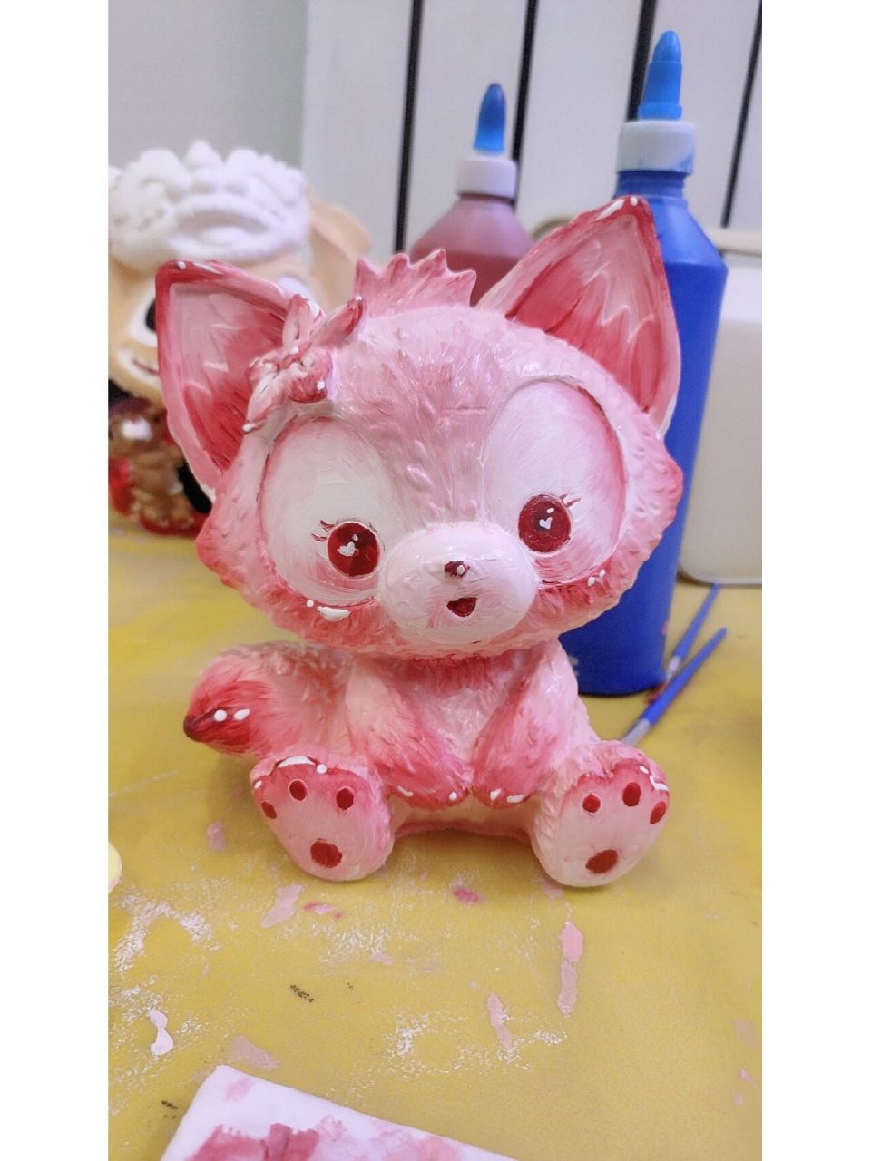 粉色石膏小狐狸7715(ˊωˋ*)1277 粉色赛高!