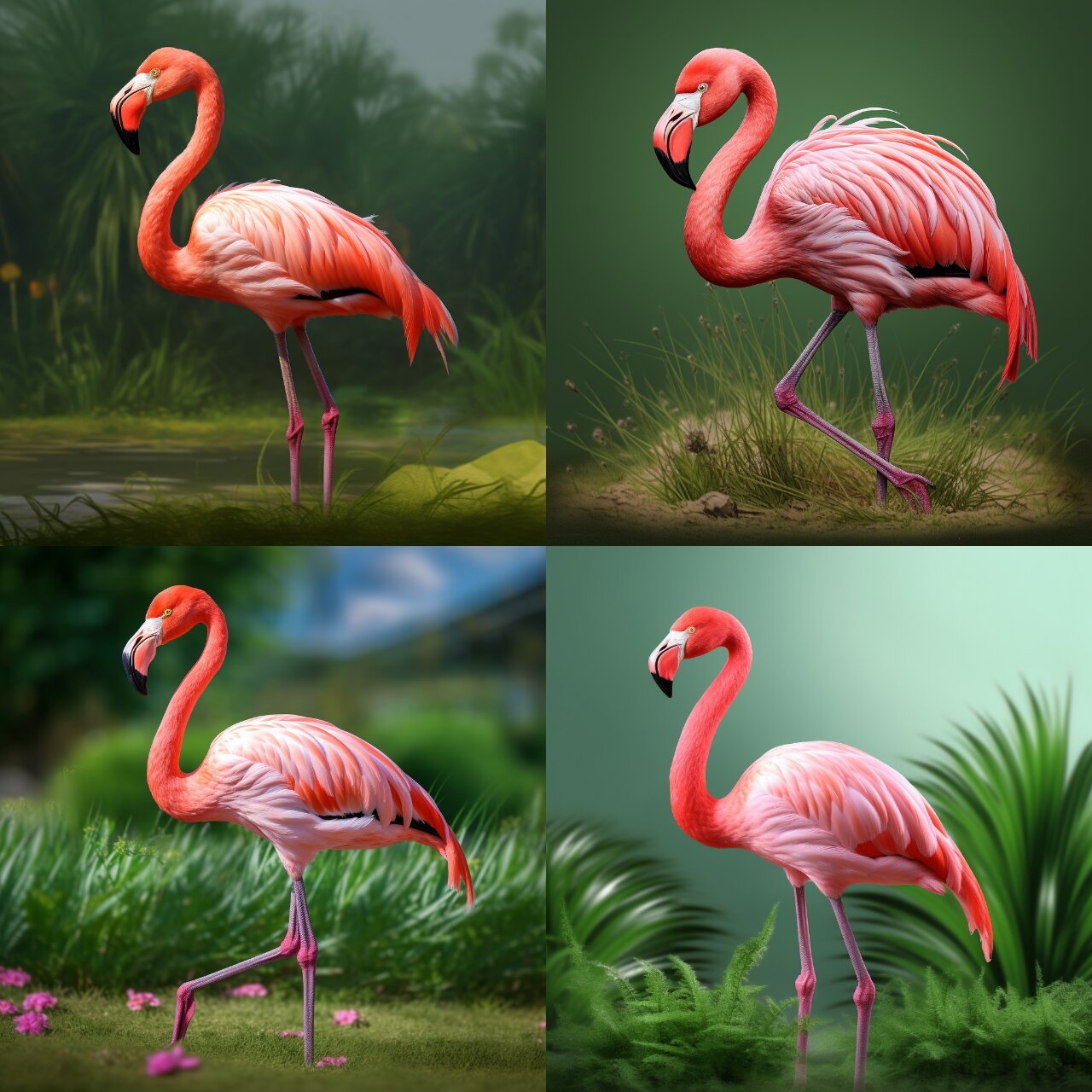 火烈鸟flamingo一种非常独特和美丽的鸟类 火烈鸟主要分布在中南美洲