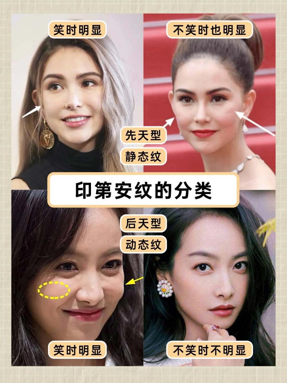 💫娱乐圈有印第安纹的明星不在少数,天王嫂昆凌,最美舞者宋茜,美瘦