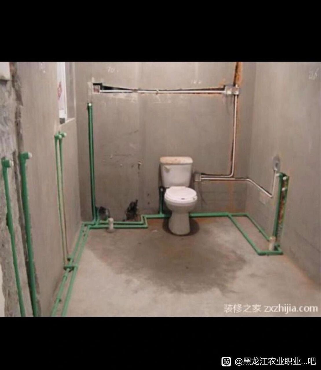 卫生间水管安装图 建筑室内设计