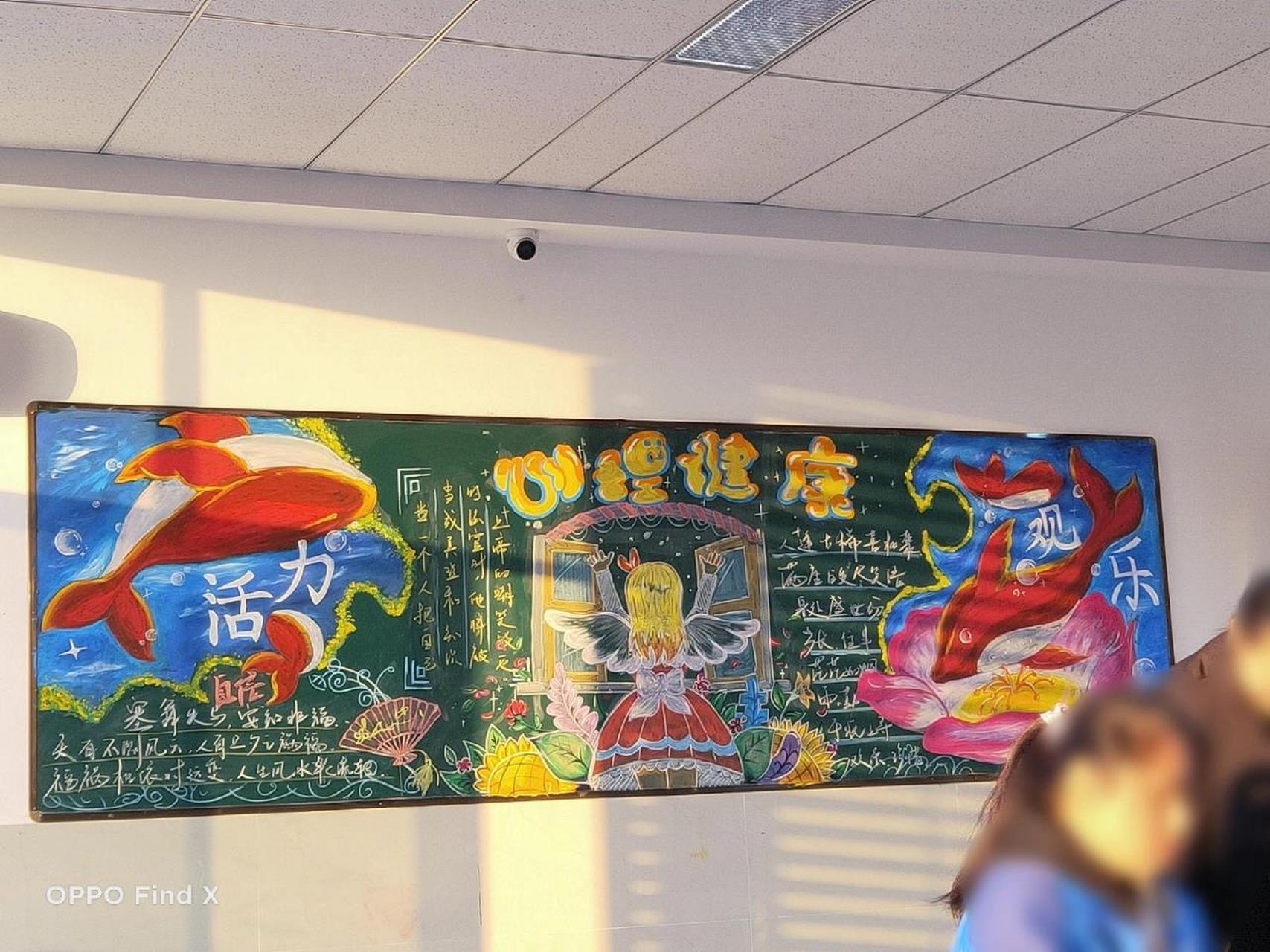 心理健康黑板报 过段时间更新新的作品,先更新一张近期出的板报97