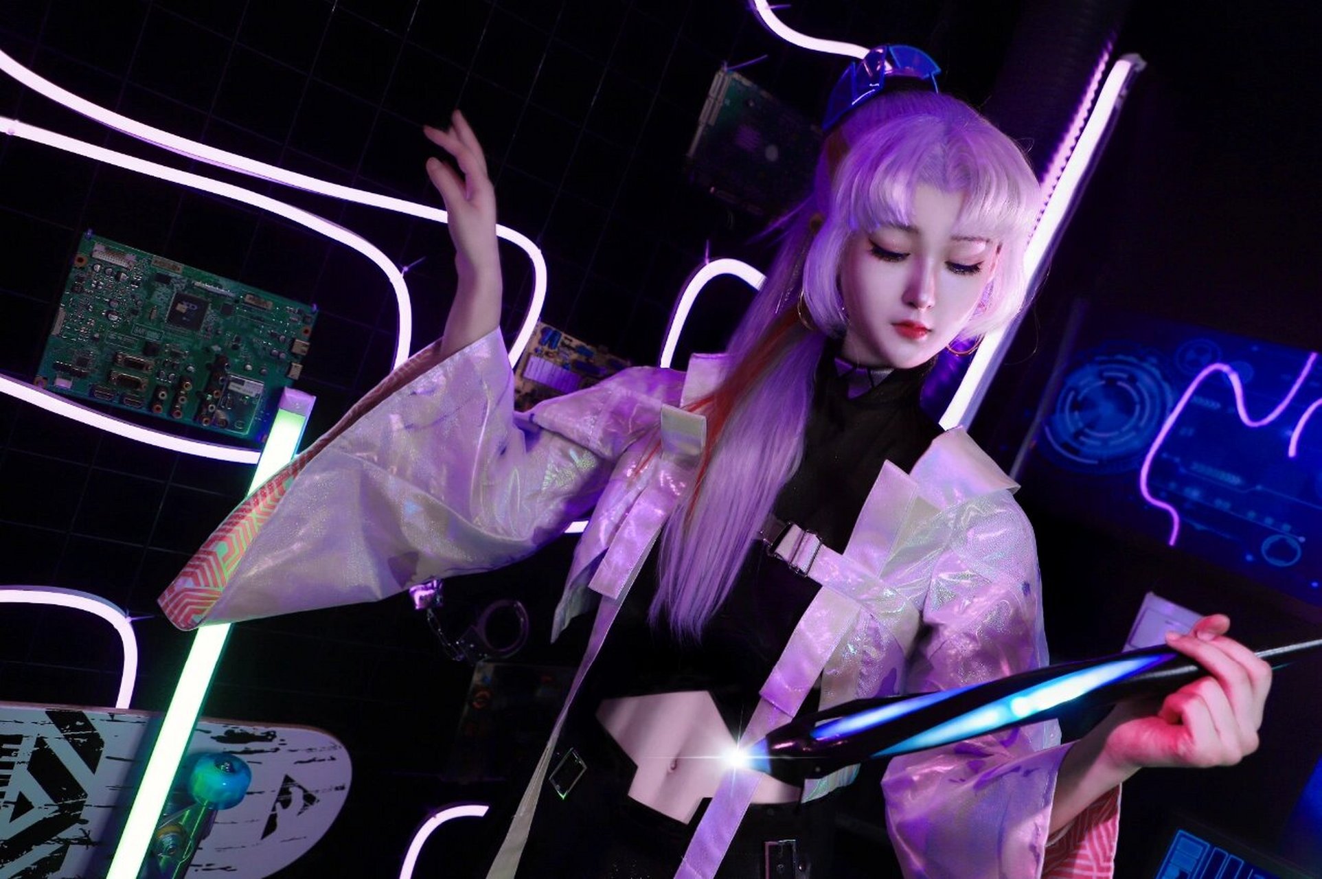 王者荣耀cos 上官婉儿cos 天狼绘梦者cos    「真实诞于虚拟,黑夜预告