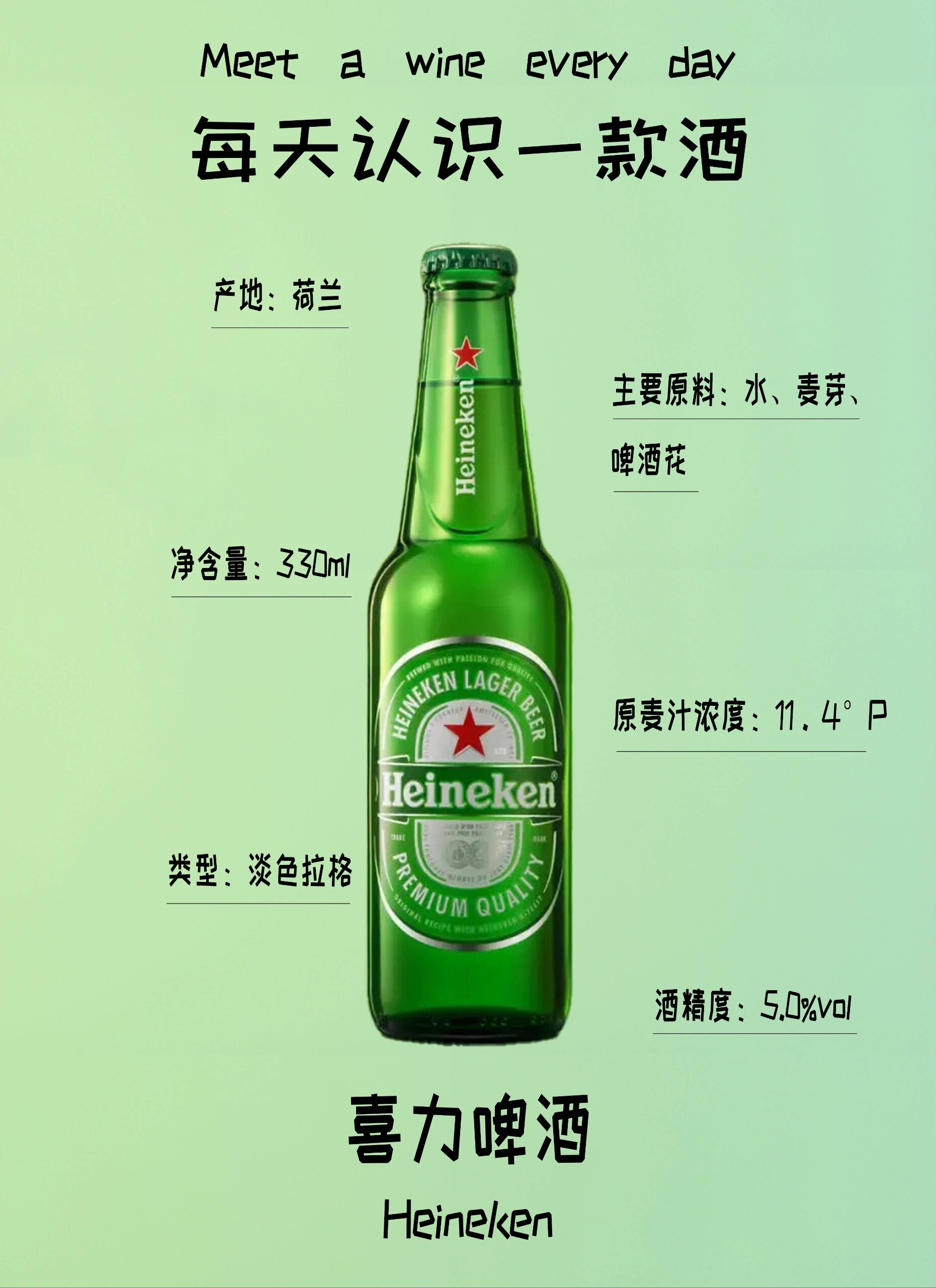 喜力啤酒125ml图片