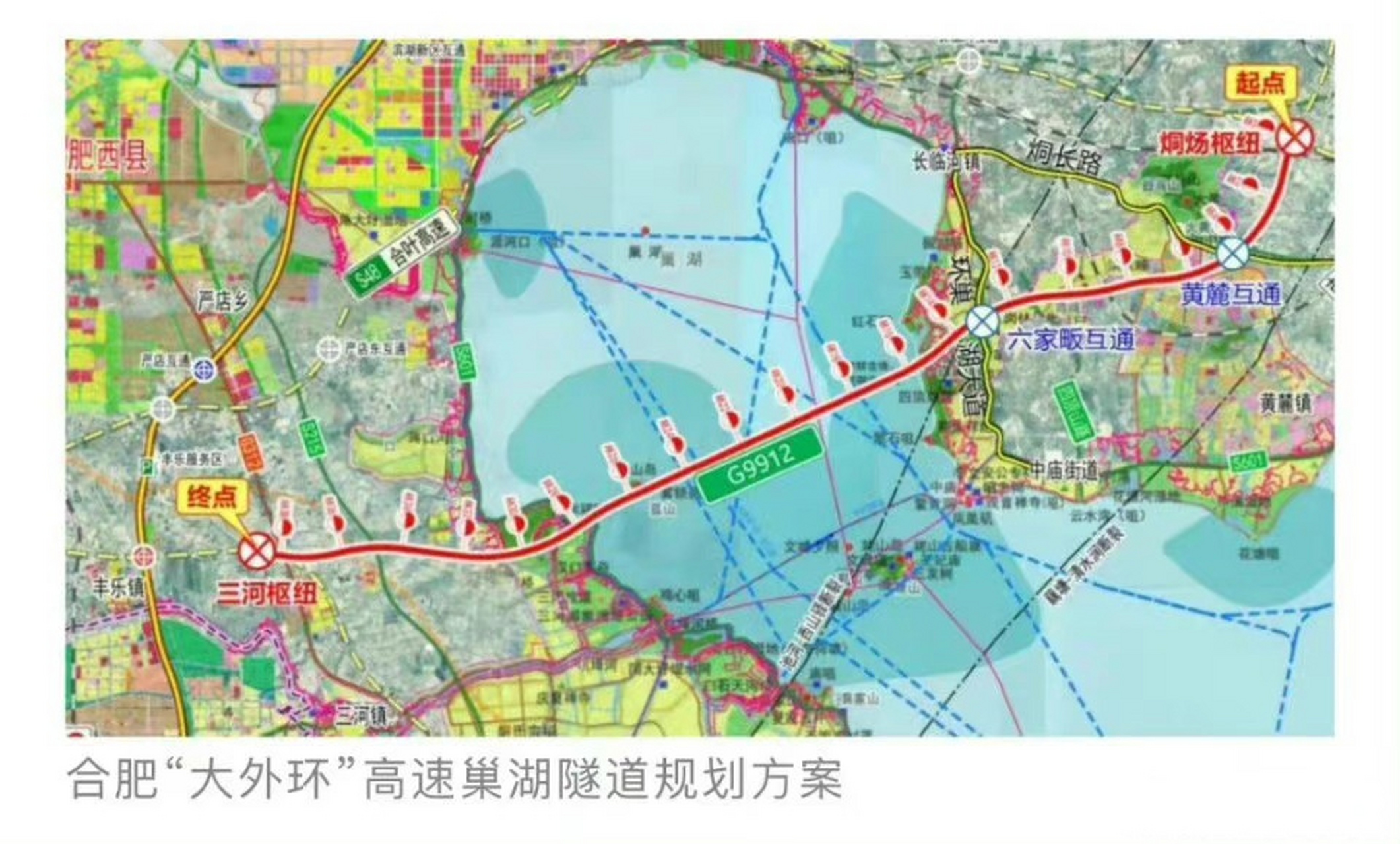 未来巢湖隧道建成通车的话,可以