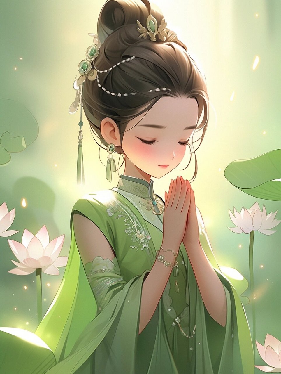 古风头像||绿·佛系少女97