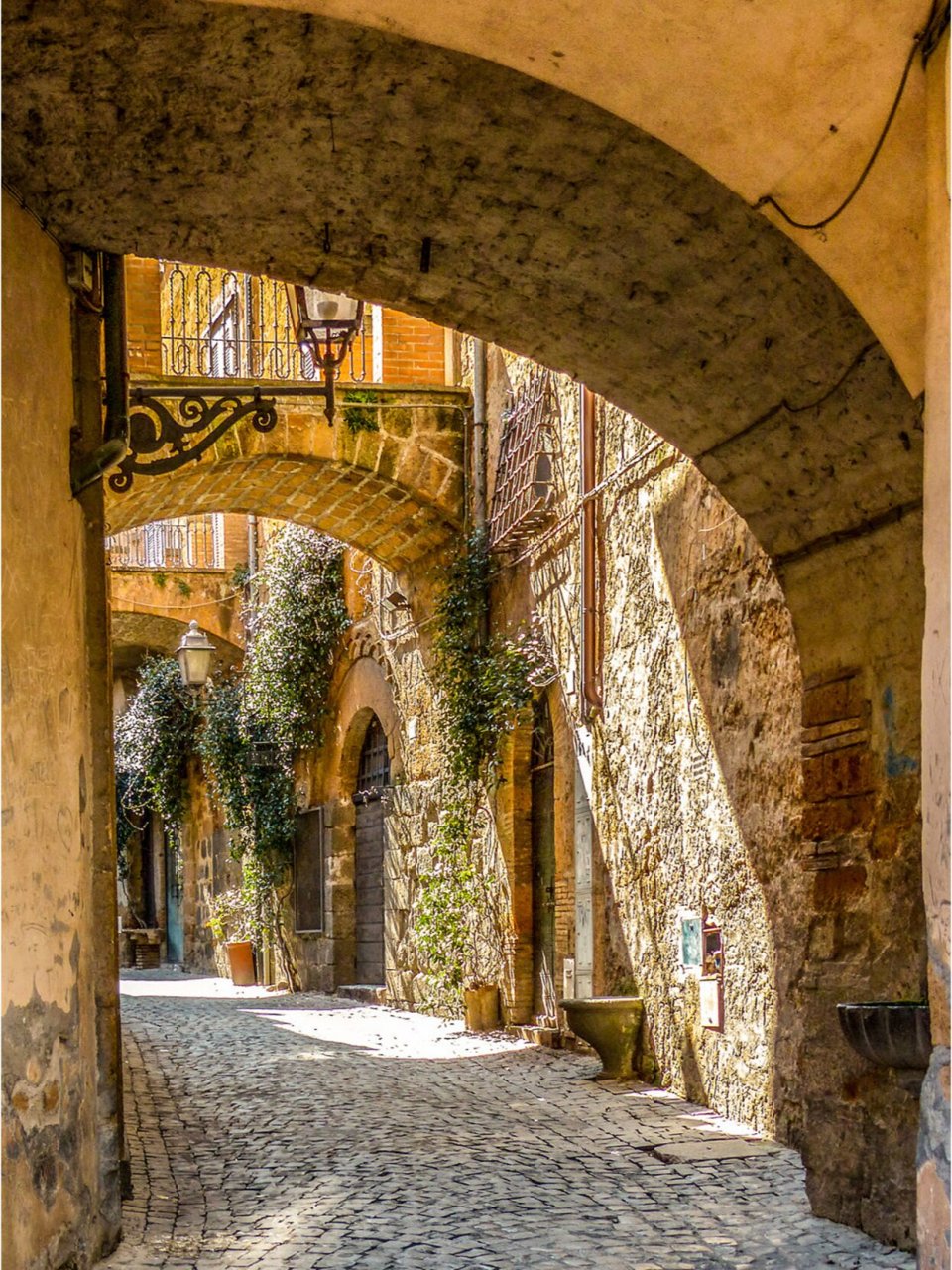 意大利奥维多一个古雅的小巷道 奥维耶托(orvieto)是意大利中部