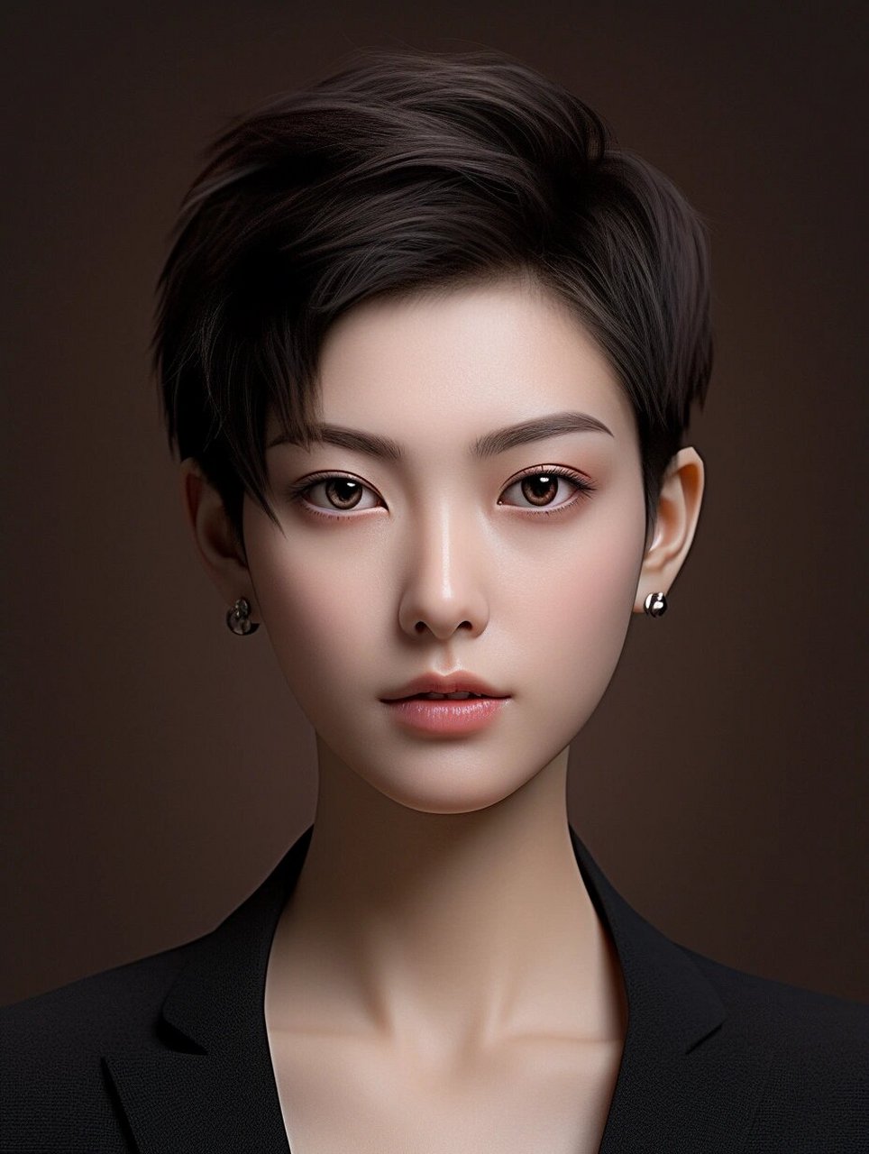 女生头像丨帅过男人,万人催更的极简短发.