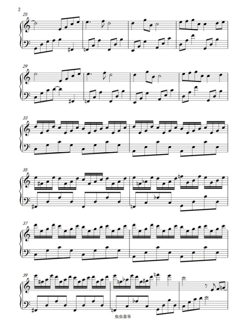 蒲公英的约定—周杰伦 (钢琴谱) 一起长大的约定 那样真心 与你聊不完