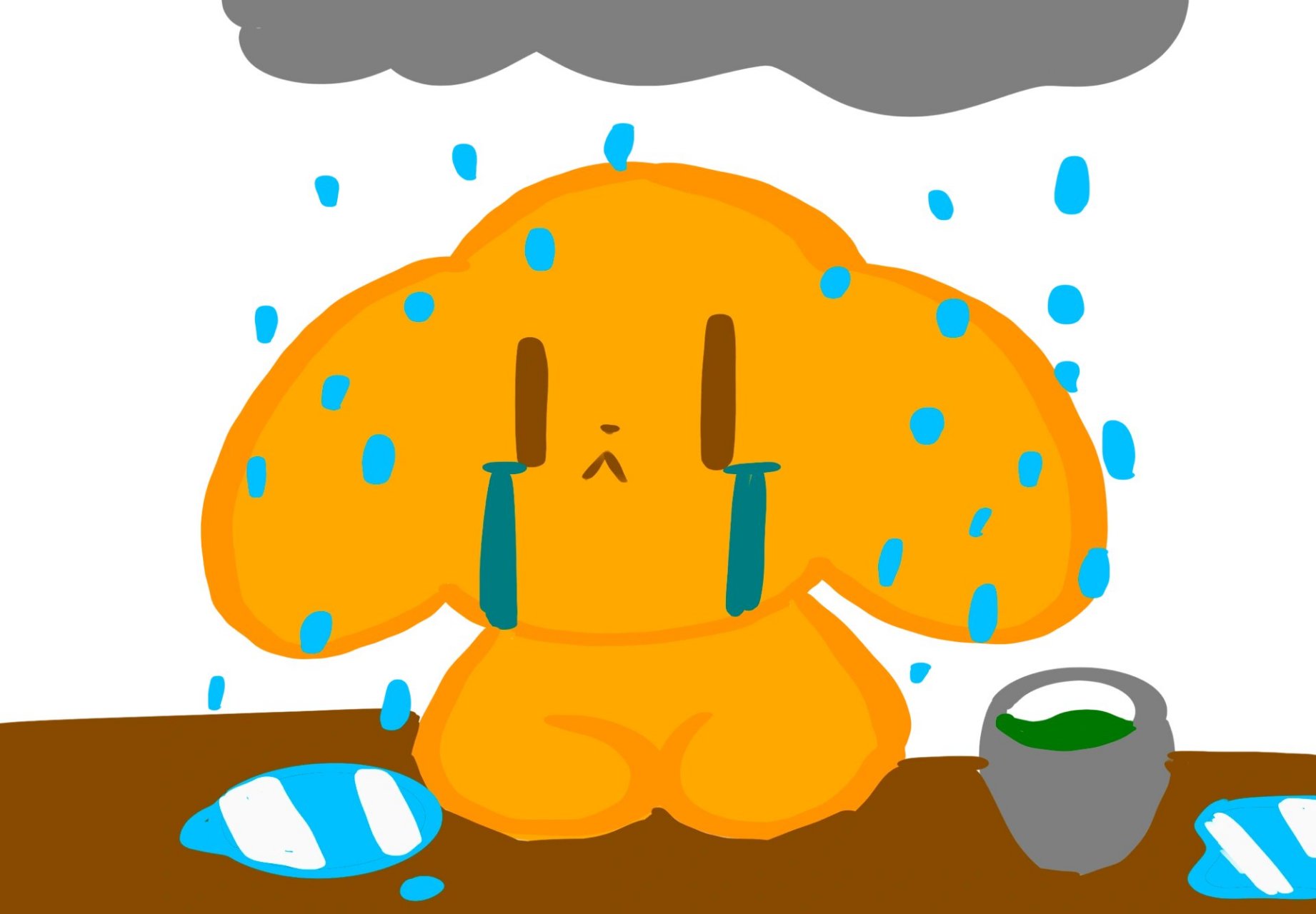 汪汪狗不开心表情包,随便用 你有什么不开心的事情呢?