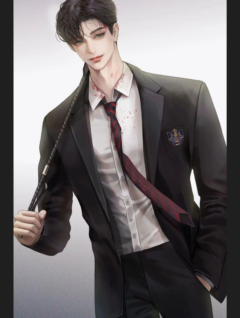 韩系男生头像 帅到人腿软的正装小哥哥 插画师 4180 (ch_v0_0v)