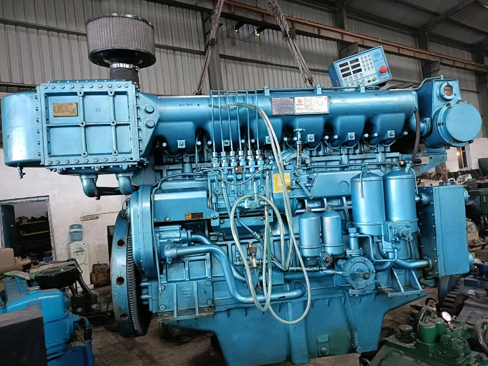 潍柴whm6160型620马力,出厂日期2017年,使用时间1000个小时左右