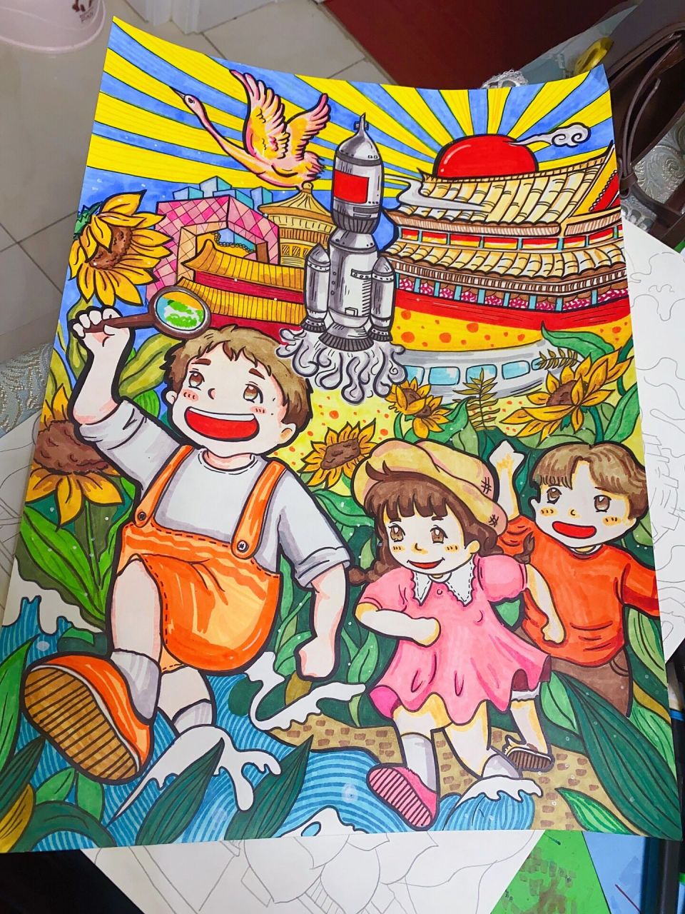 99阳光下成长99 7815主题:沐浴阳光下,奋进新征程7815