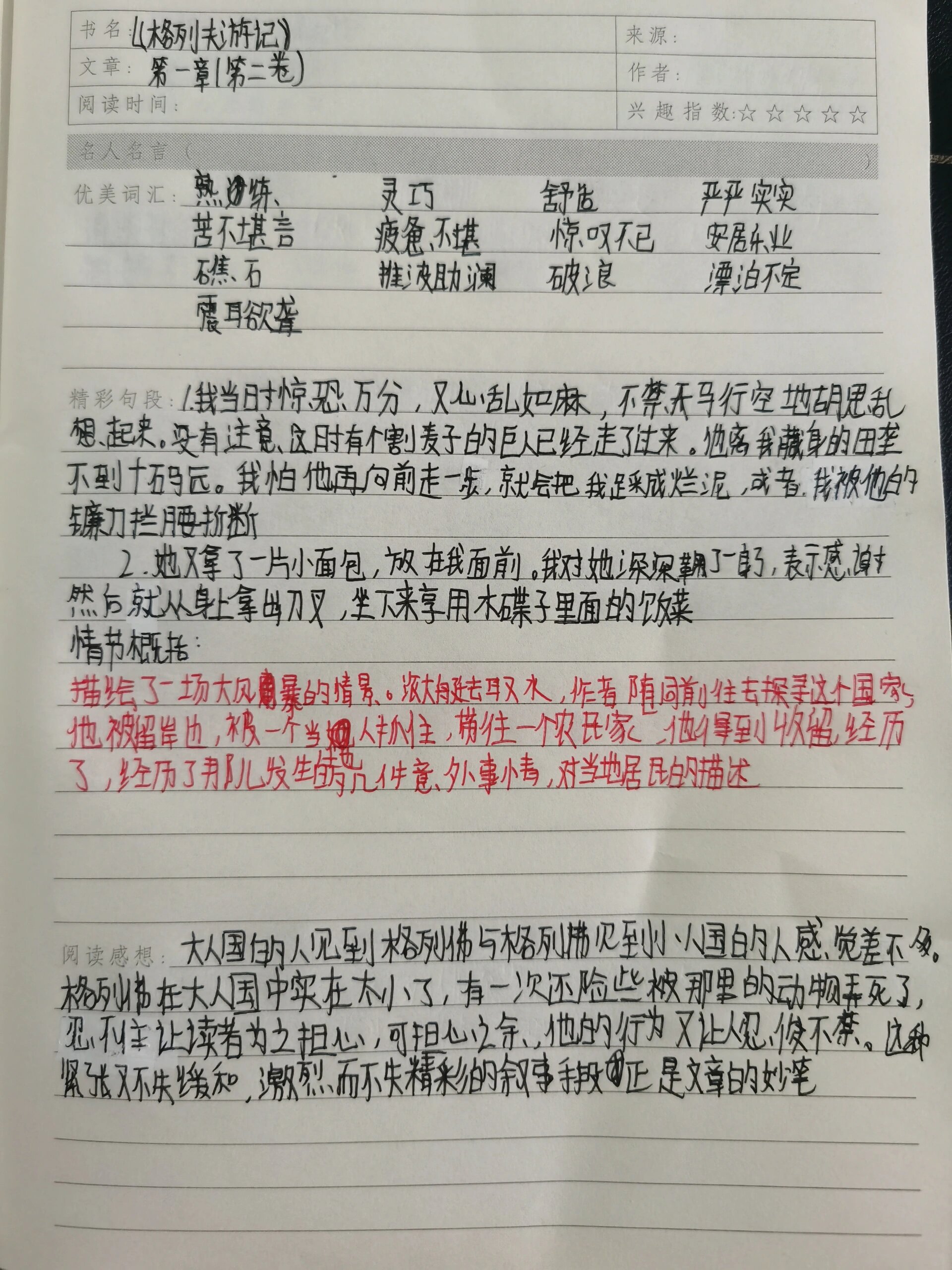 作者来更新了《格列佛游记》第二卷1～8章