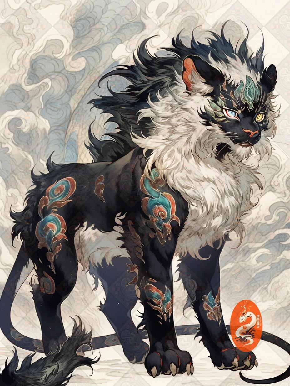 【山海经:谛听】 谛听是地藏菩萨经案下伏着的通灵神兽,可以通过听来