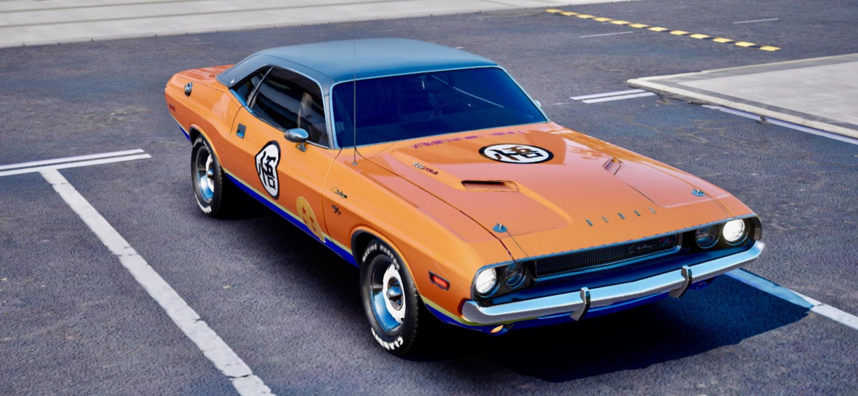 巅峰极速涂装 道奇挑战者rt 701970年的纯种美式肌肉车 1986年登场的