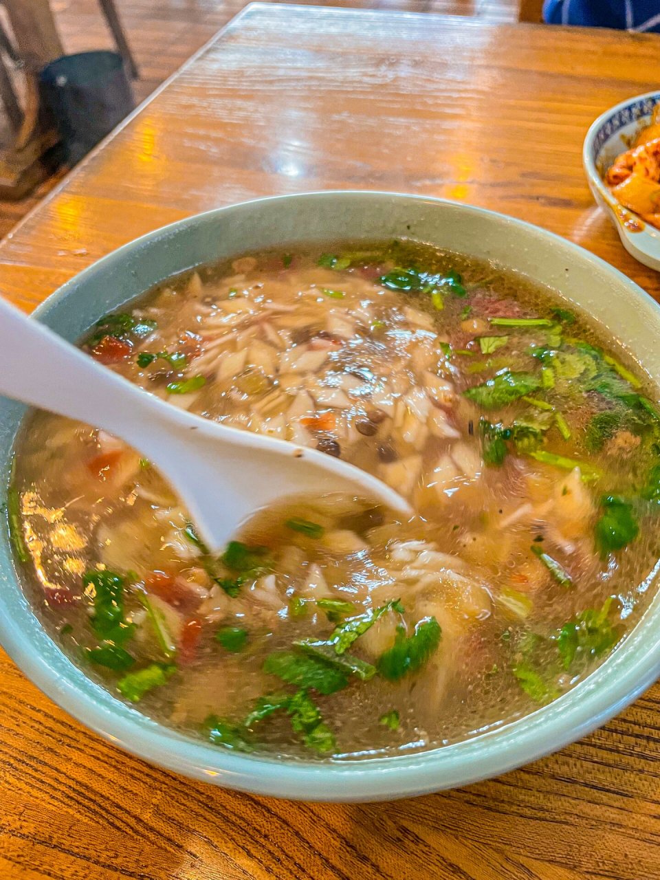 胡子王扁豆面旗子从我记忆中就一直在米东老爱家 好久没吃今天路过