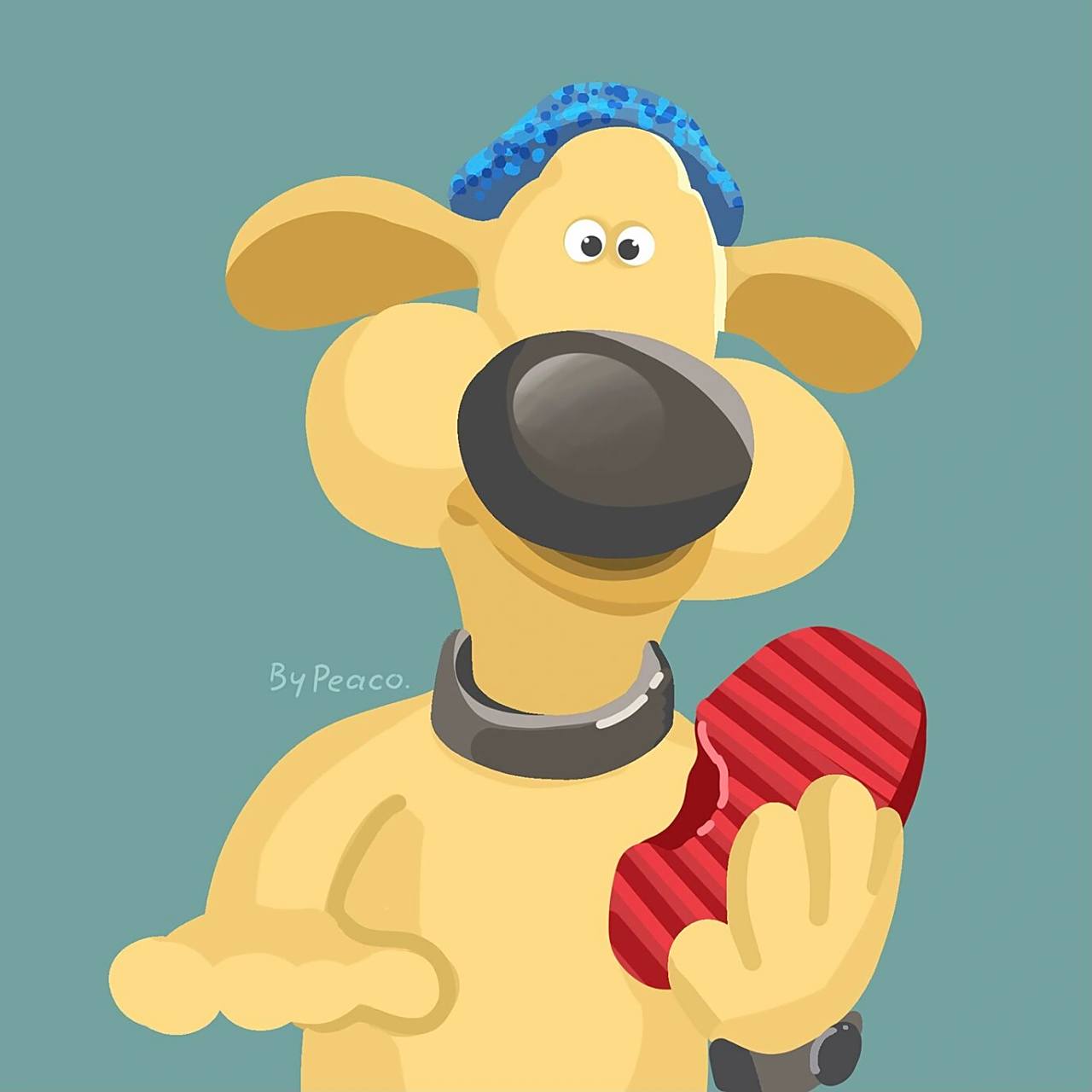 小羊肖恩 情头 原创手绘头像 二转请标明出处 禁止商用