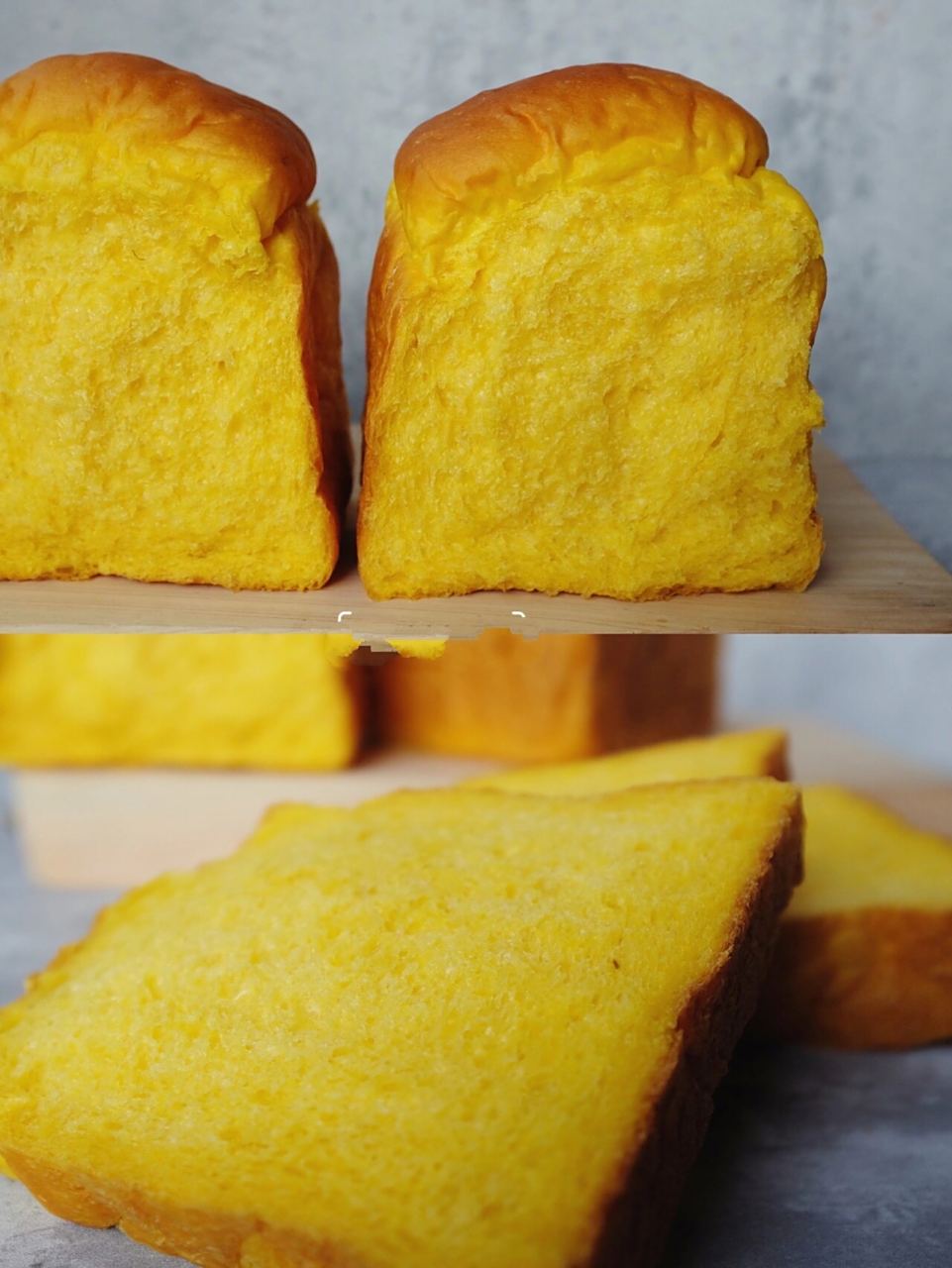 91超级南瓜炼奶吐司|30%烫种～无敌q软 如果你非常爱南瓜吐司,那这