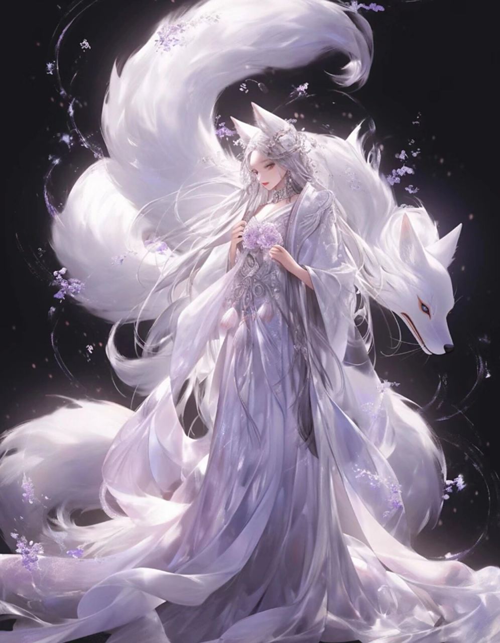 九尾狐仙唯美头像壁纸