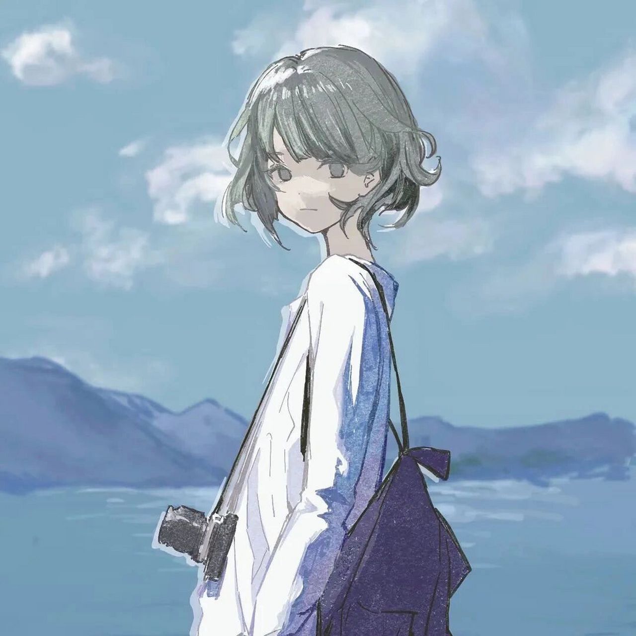 治愈系唯美优质女生动漫头像 比起来日可期,我更喜欢如约而至