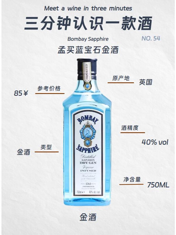 孟买宝石蓝金酒难喝图片