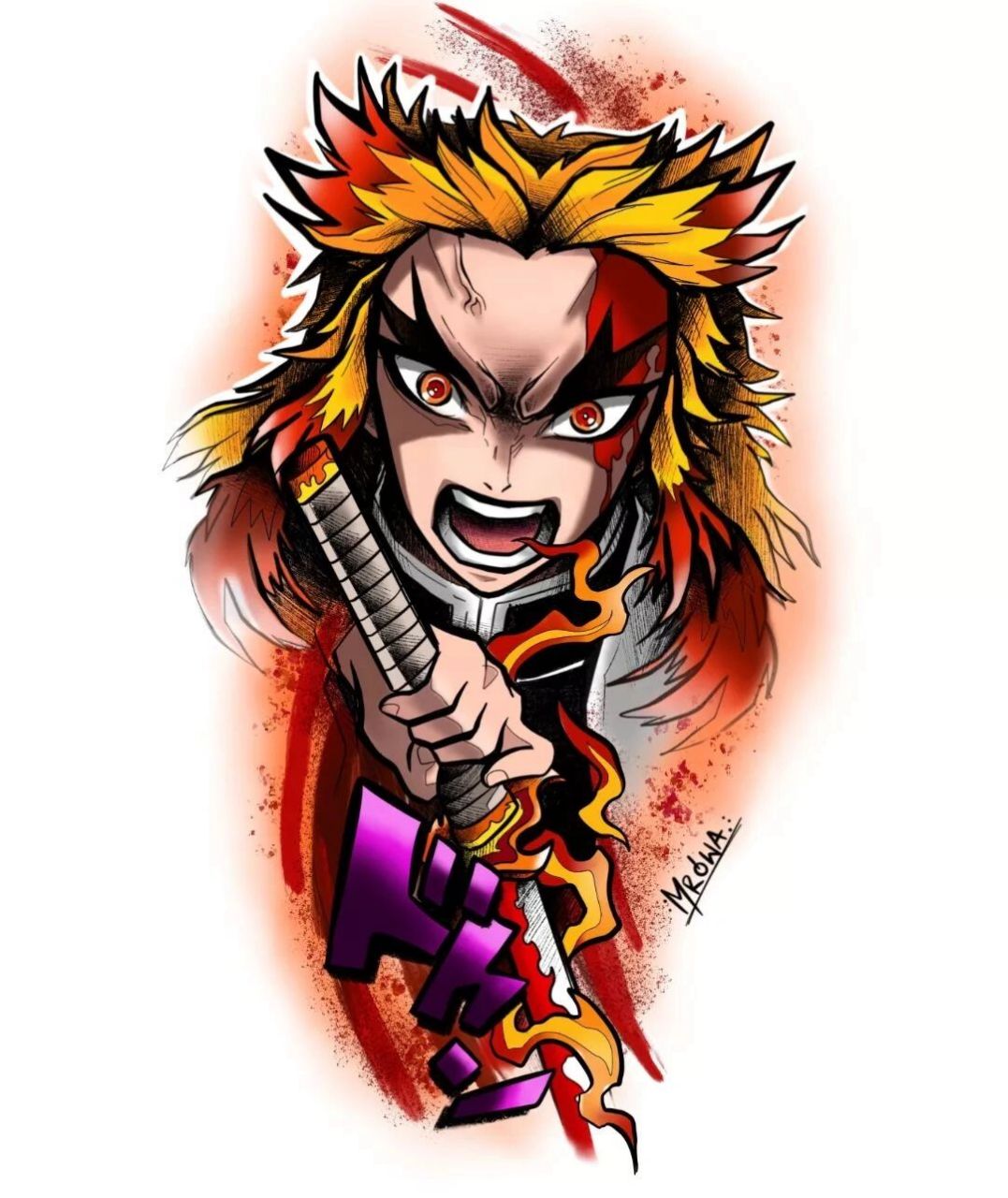 卡通小臂纹身手稿|日漫画卡通纹身 漫画卡通小臂纹身#卡通纹身# #纹身