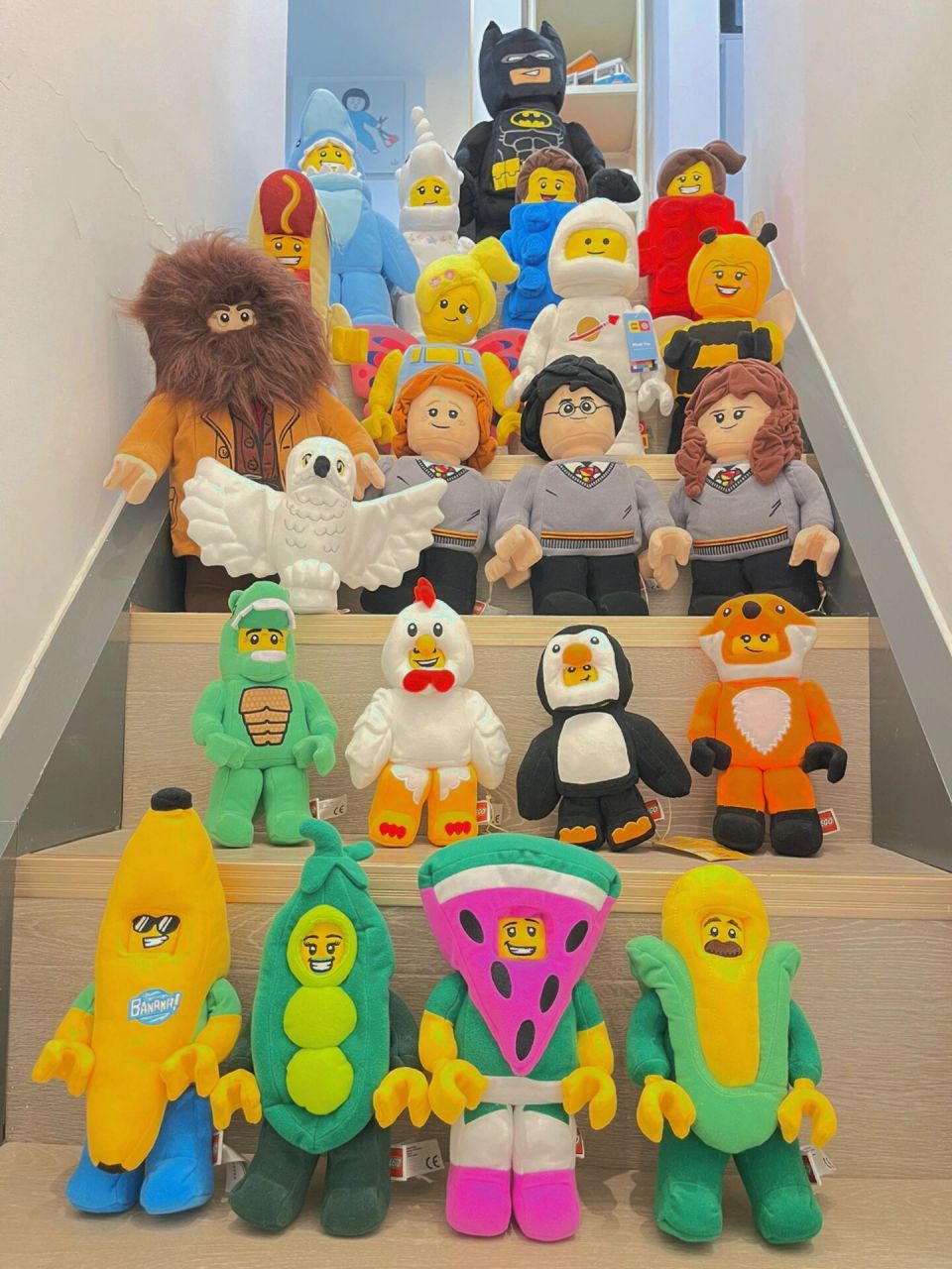 孩子们上课啦90·乐高毛绒玩具公仔 是不是像极了大学时代在阶梯