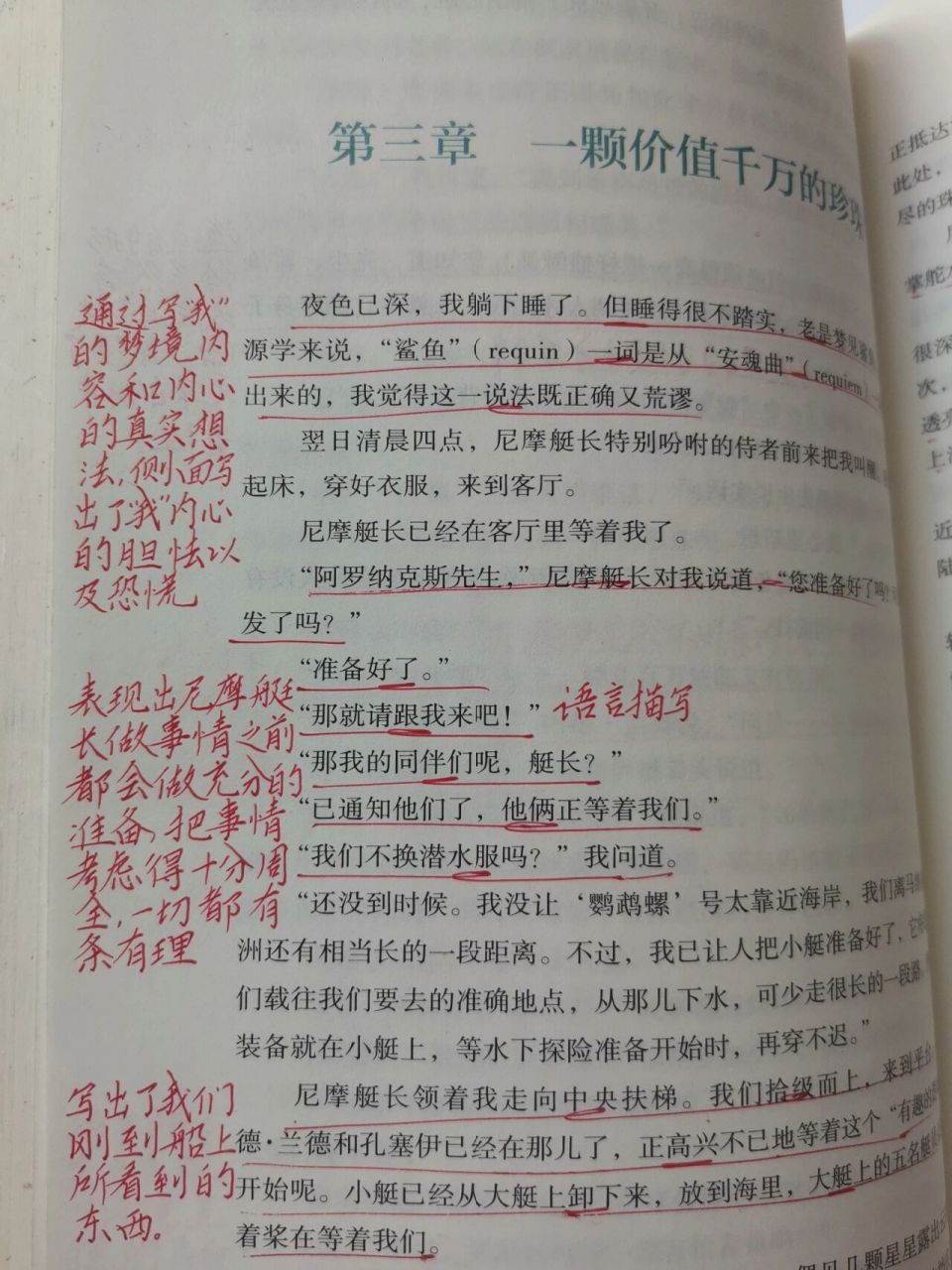 《海底两万里》第二部分第三章批注(上)