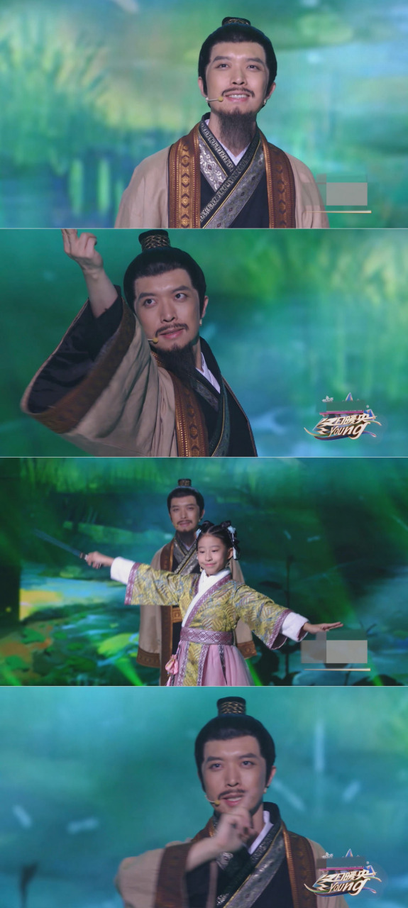 朱广权古装扮相,气质是有的!