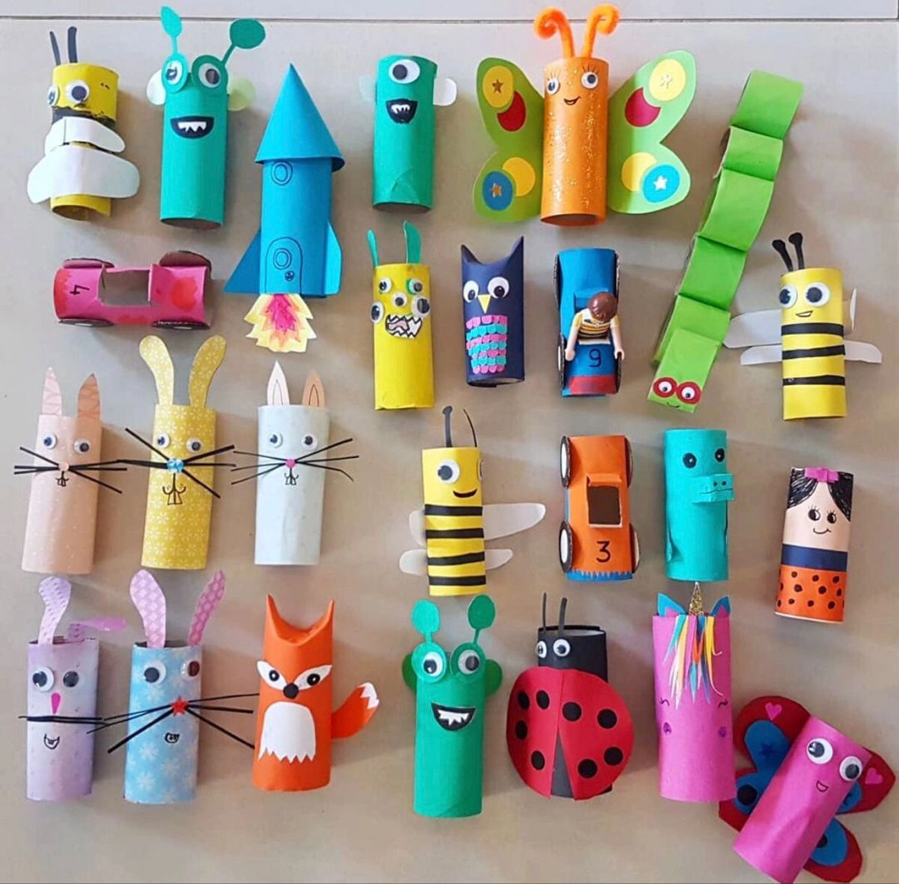 用完的废纸筒别扔|变废为宝高颜值亲子手工