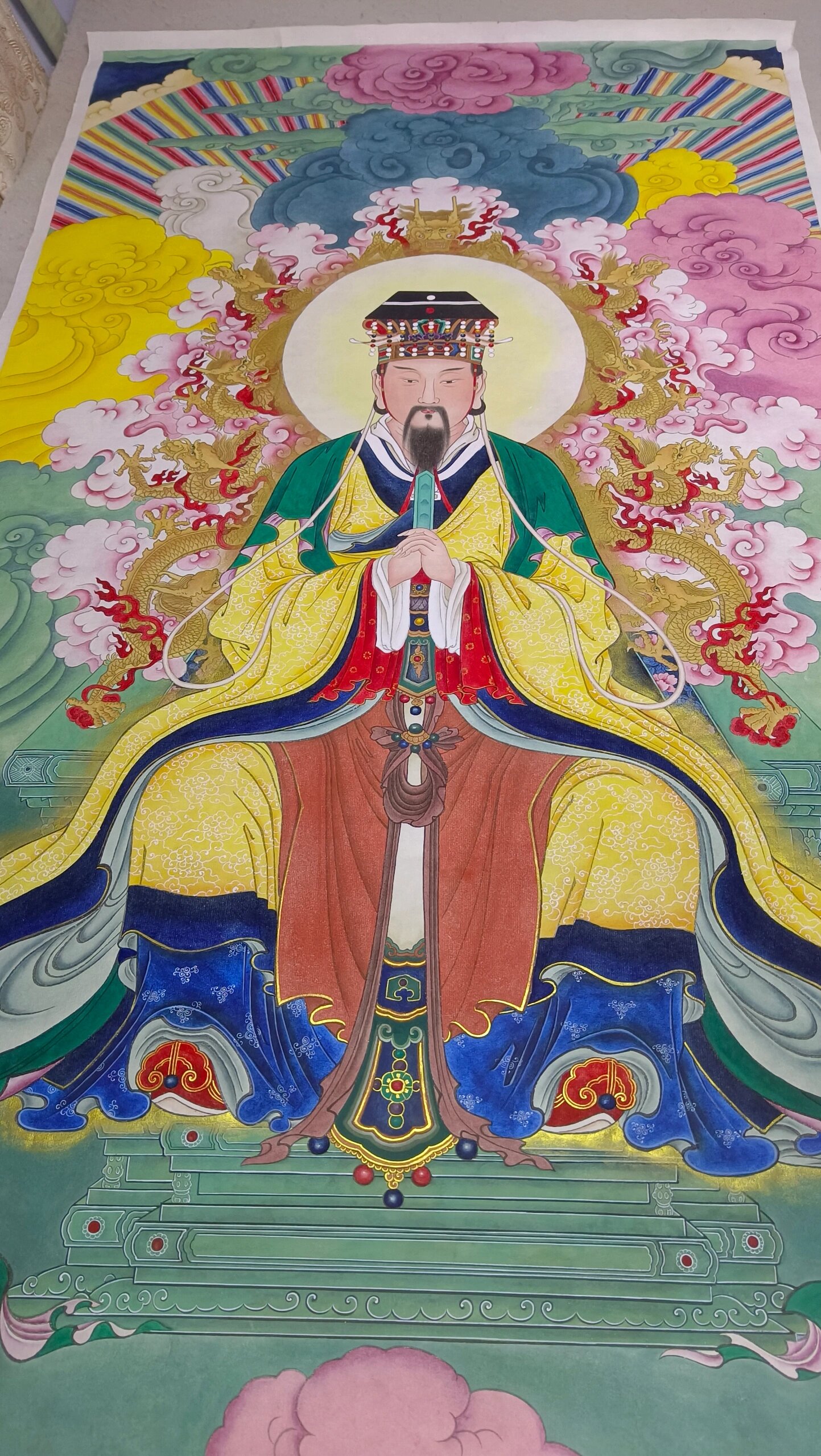 工笔画《玉皇大帝