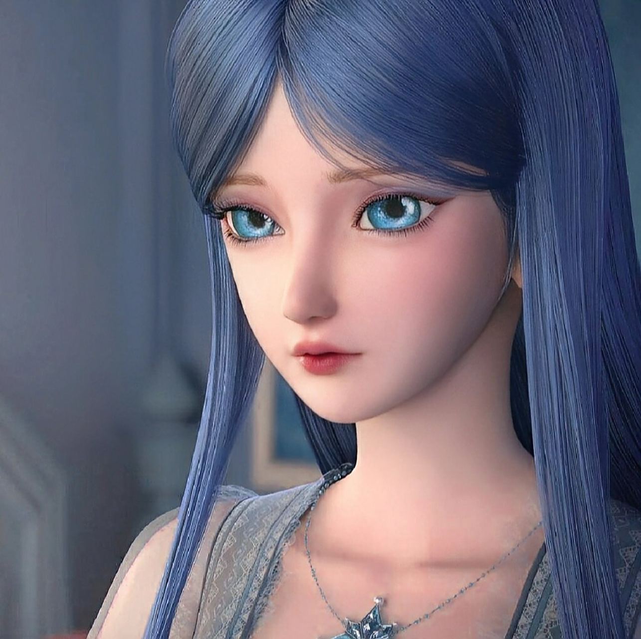 韩冰晶 冰公主全身照/人类装/漫画图部位图/冰晶宫 叶罗丽冰公主高清