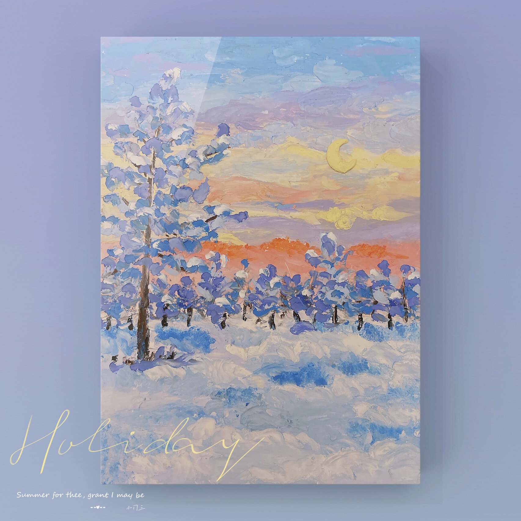 蜡笔画🖍️/雪景
