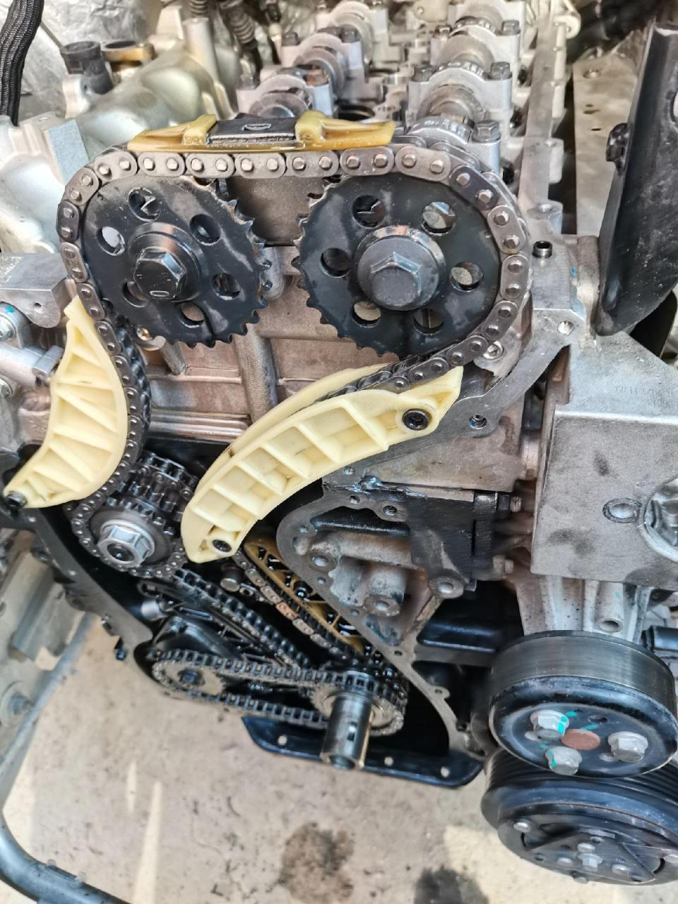 江淮星锐国六d20云内发动机,换缸垫,正时链条.