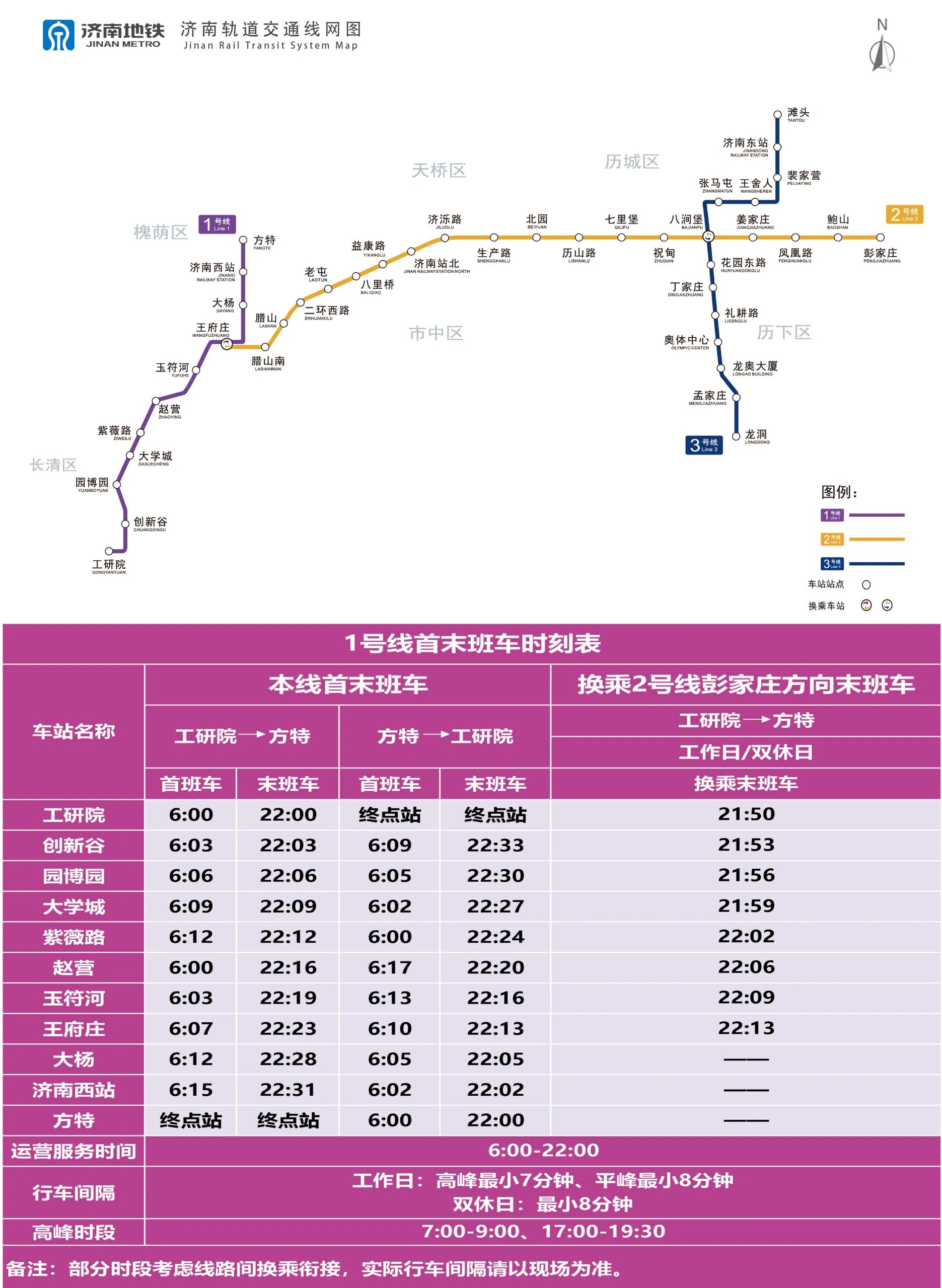 济南地铁票价图片