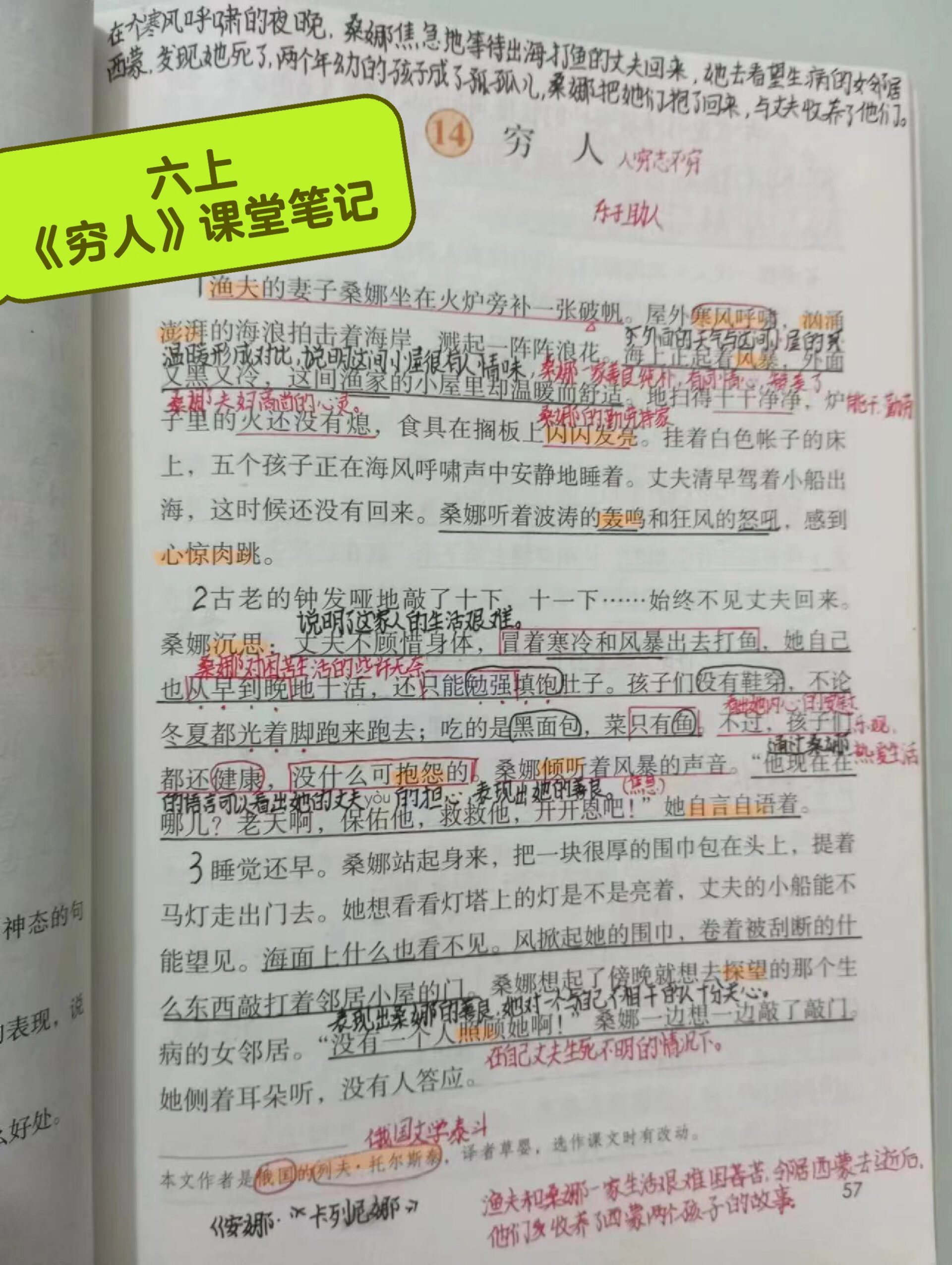 六年级上册语文第14课(六年级上册语文第14课的课堂笔记)  第1张