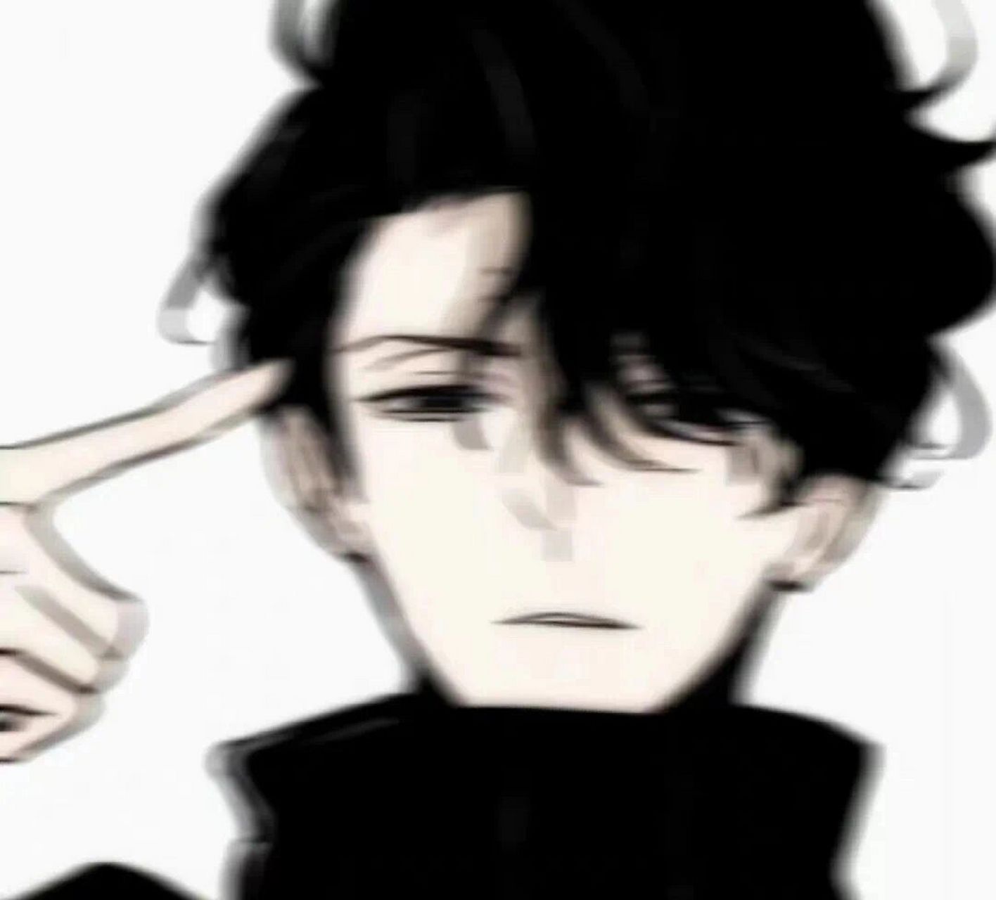 「动漫男头」朦胧感