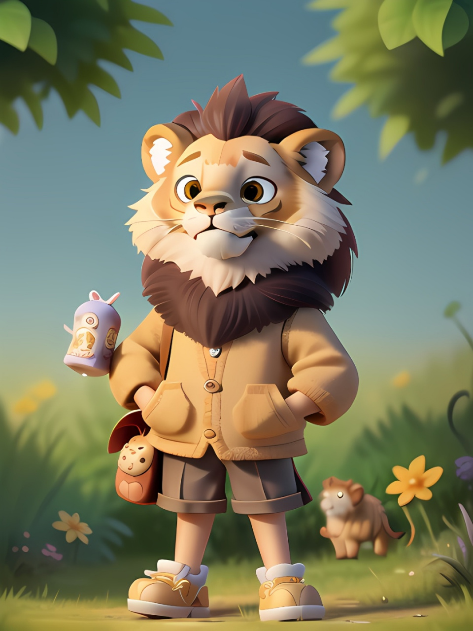 就这样吧 #挑战给狮子设计造型##挑战给狮子设计发型