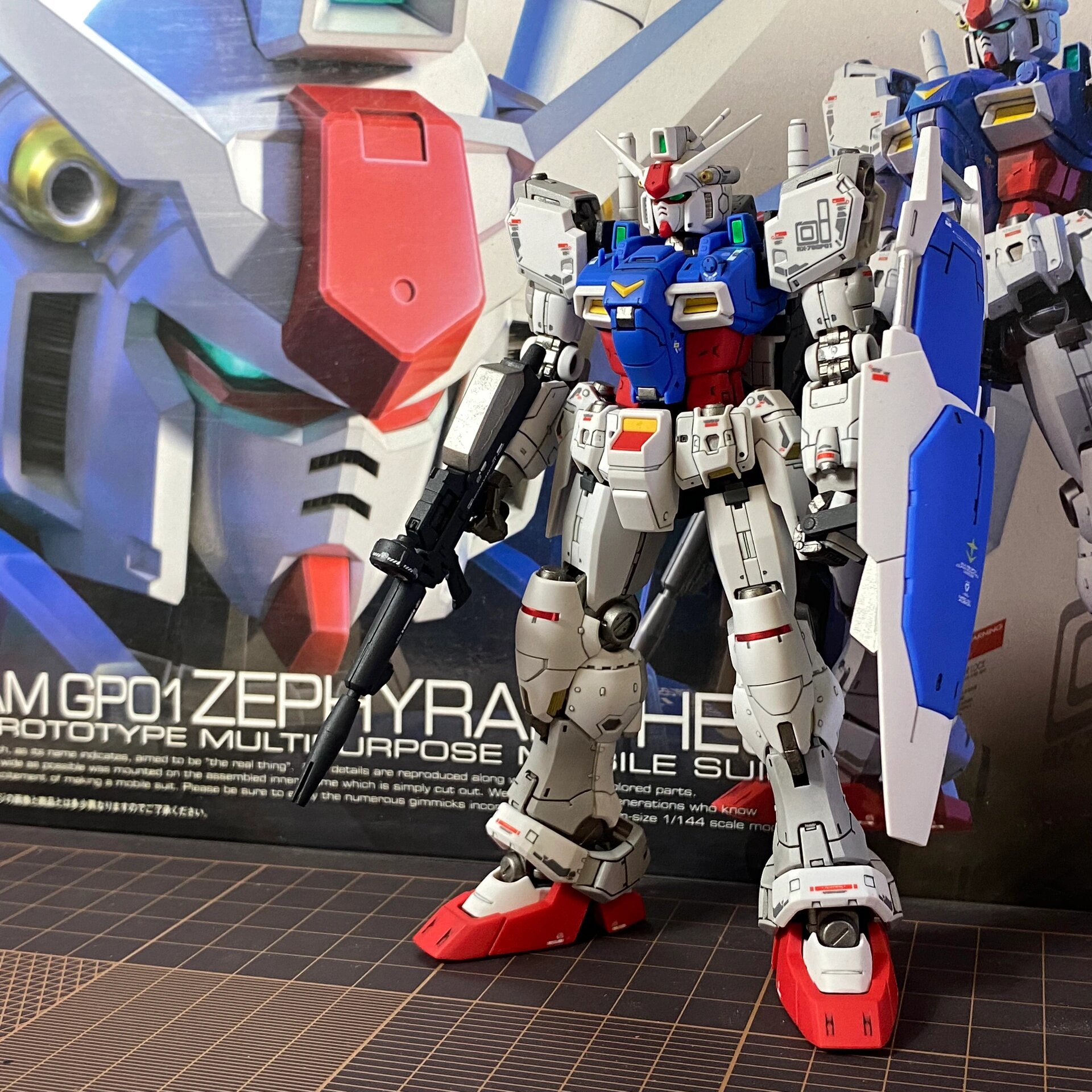 rg gp01陆战型 作为饱受诟病的早期rg产品中素质较为优秀的一款,rg