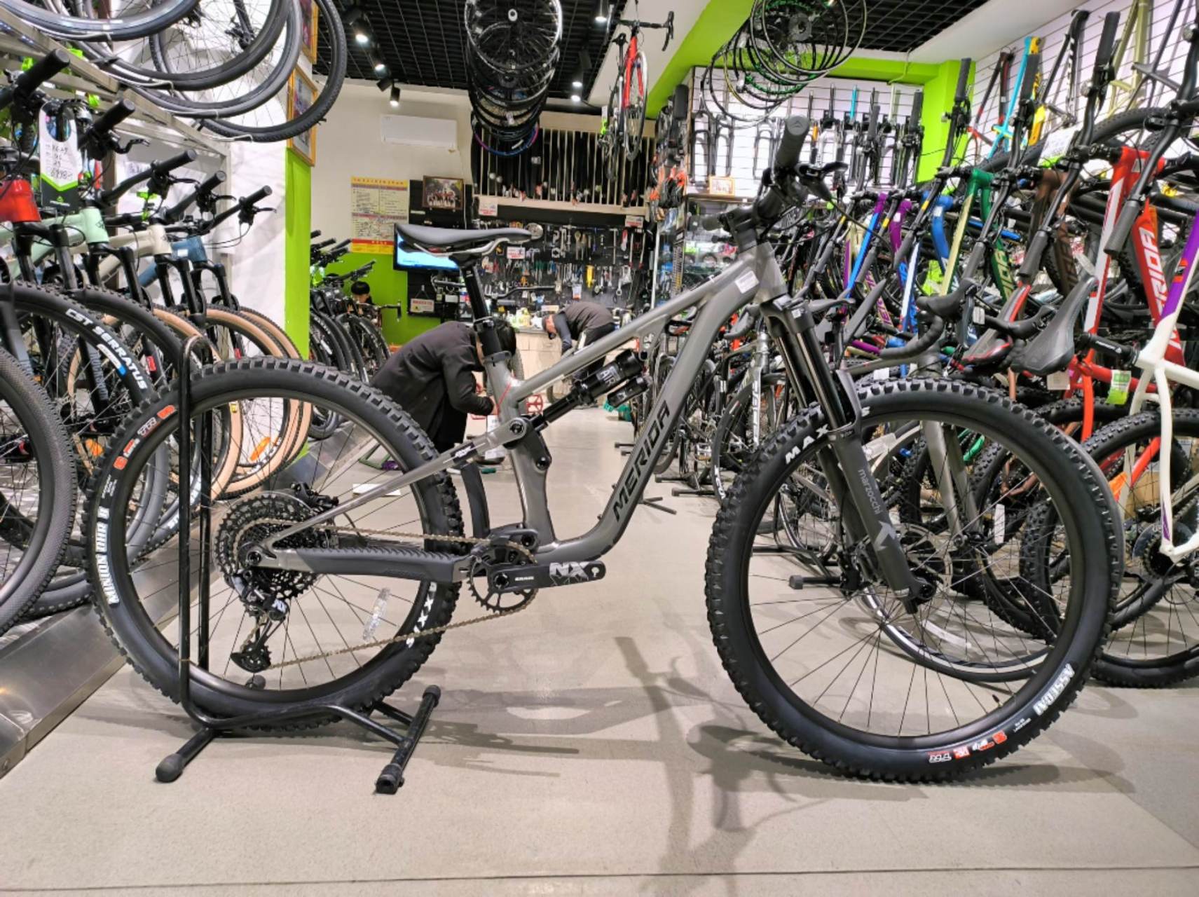 软尾山地车 新款美利达160软尾