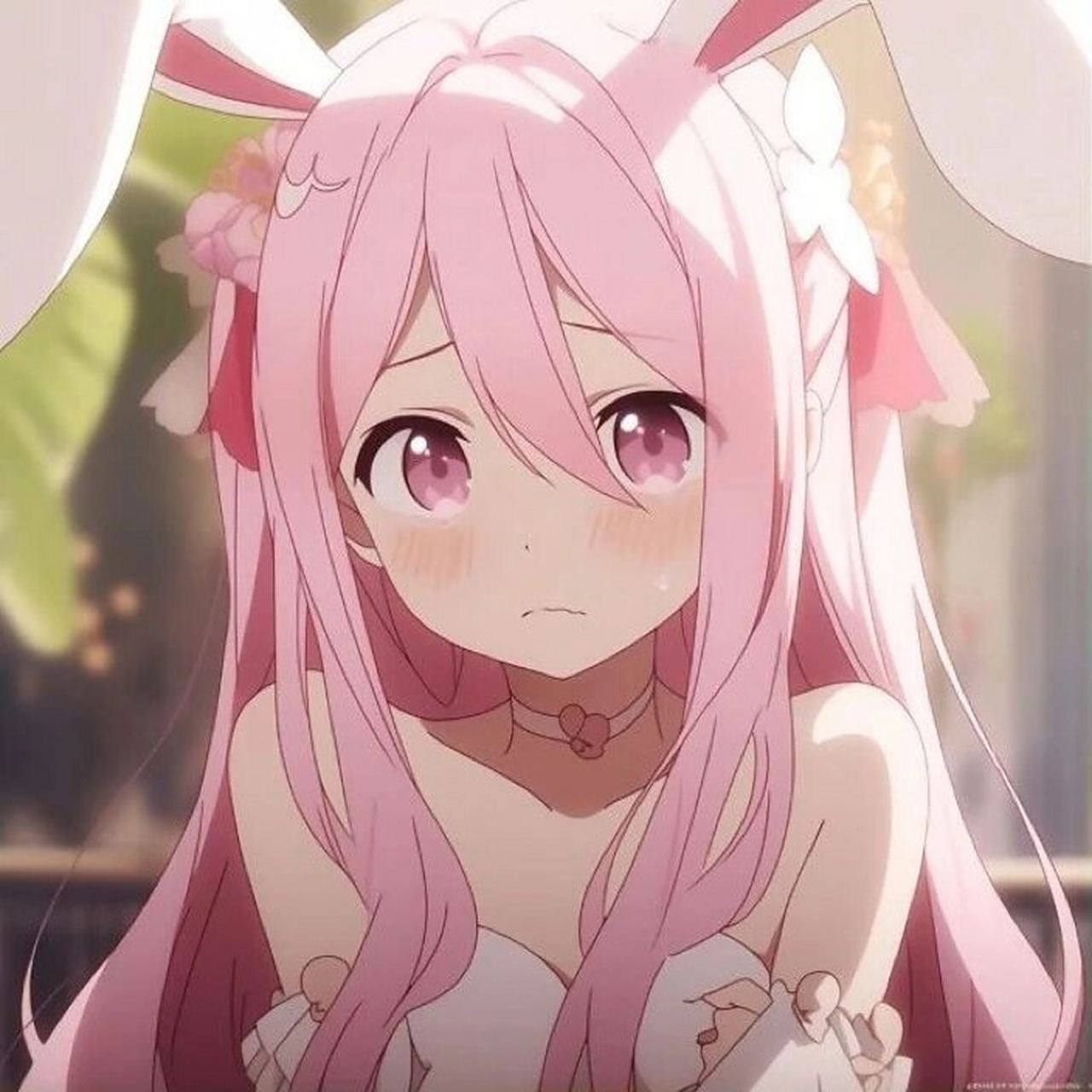 动漫女头 | 可爱兔女孩粉色甜妹 #动漫女头# #动漫头像# #动漫女生