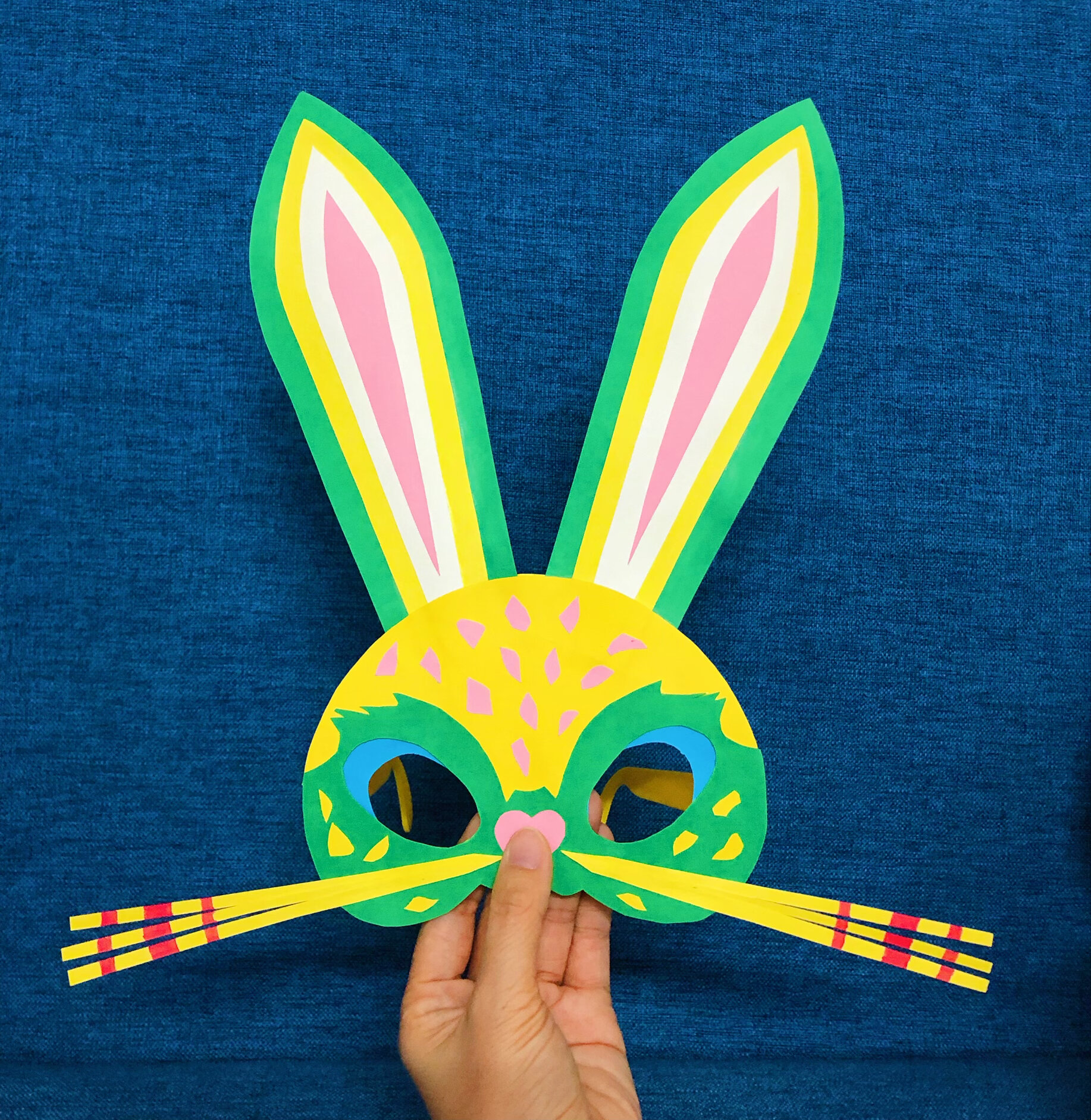 兔子面具 兔子手工