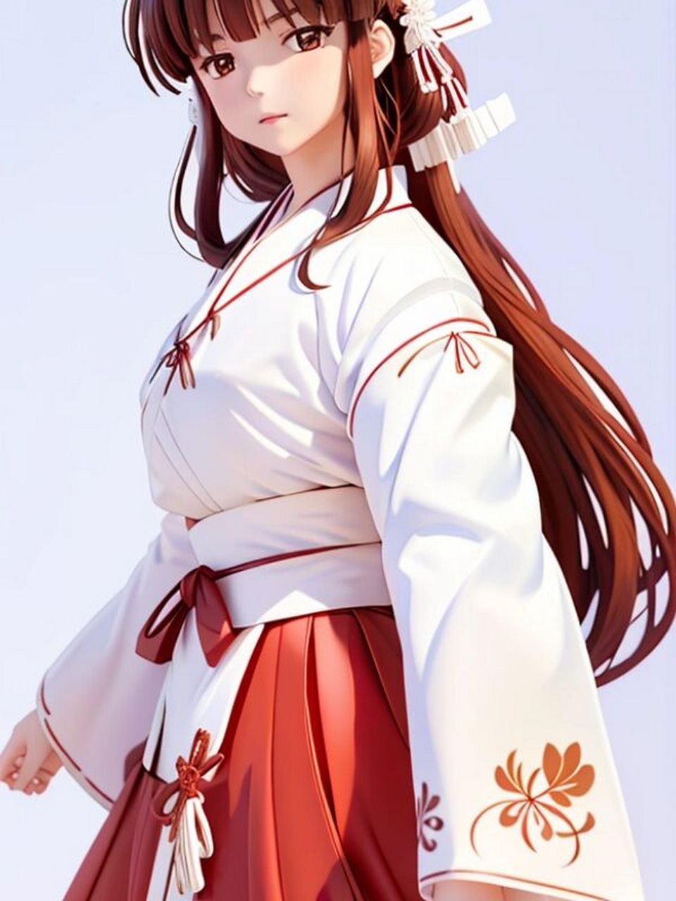 穿和服的桔梗 3d手办 #桔梗# #犬夜叉# #stablediffusion# #ai绘图