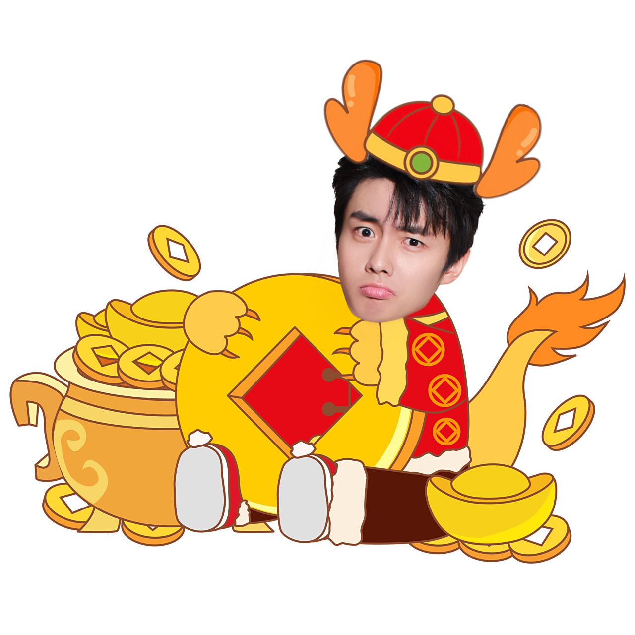 翟子路超话 多平安,常喜乐,翟子路 祝大家新的一年龙运当头,龙光焕发